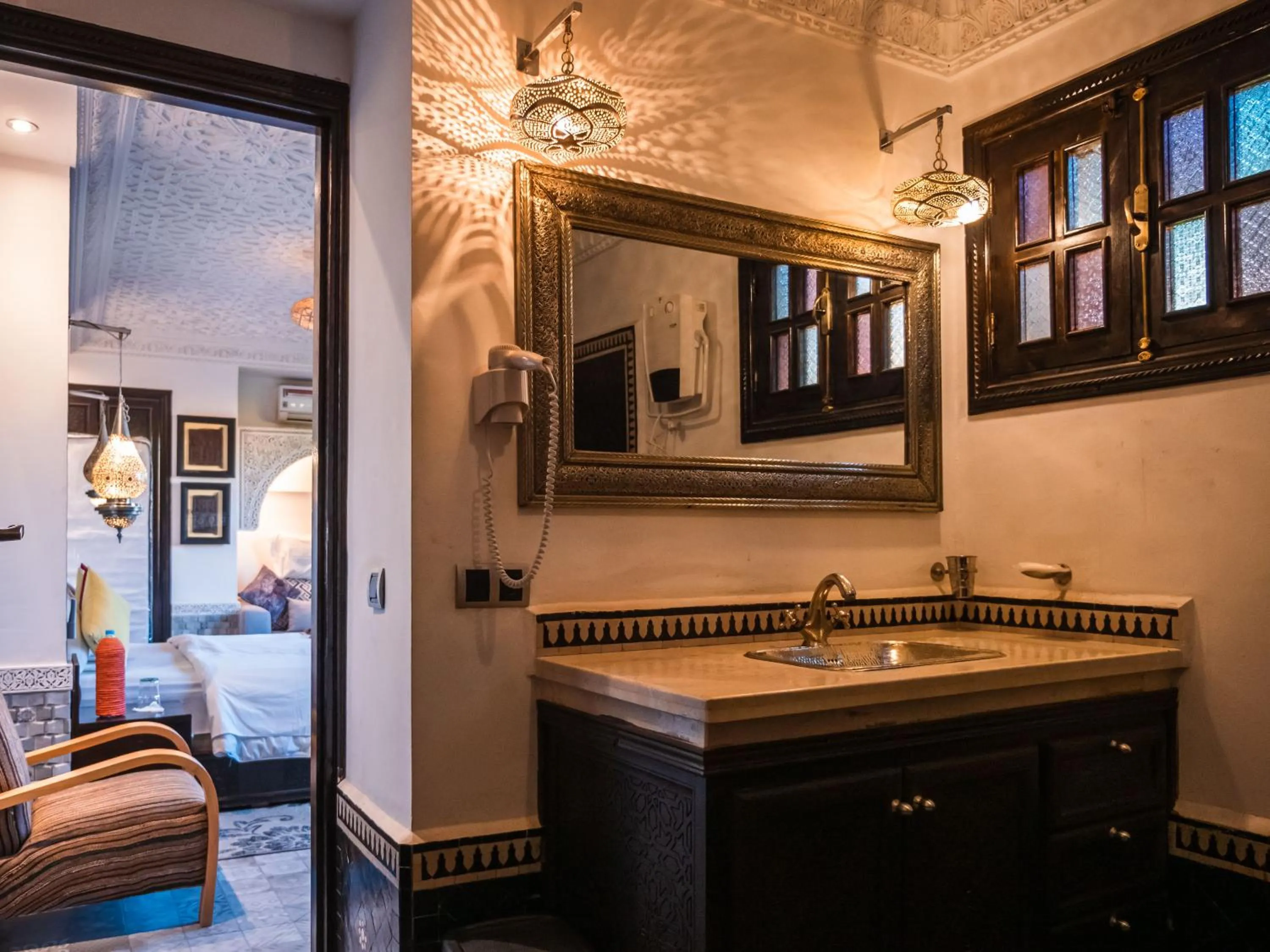 Bathroom in Riad Zagouda