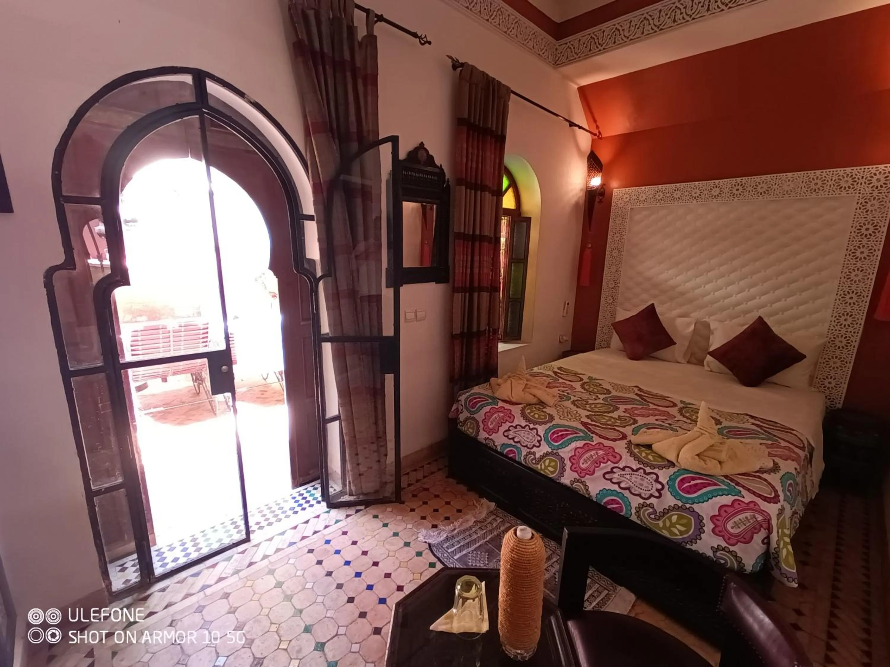 Bed in Riad Zagouda