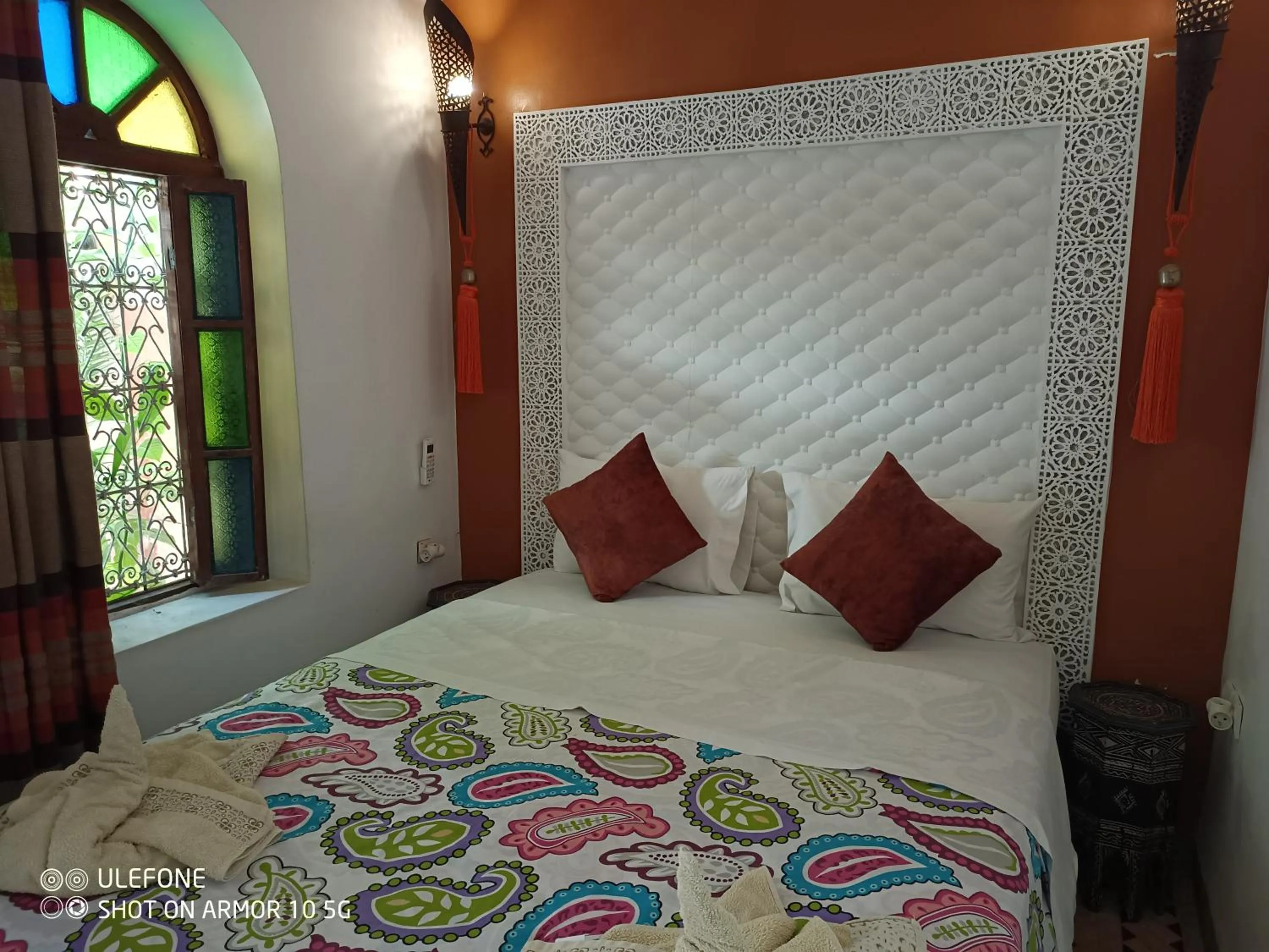 Bed in Riad Zagouda