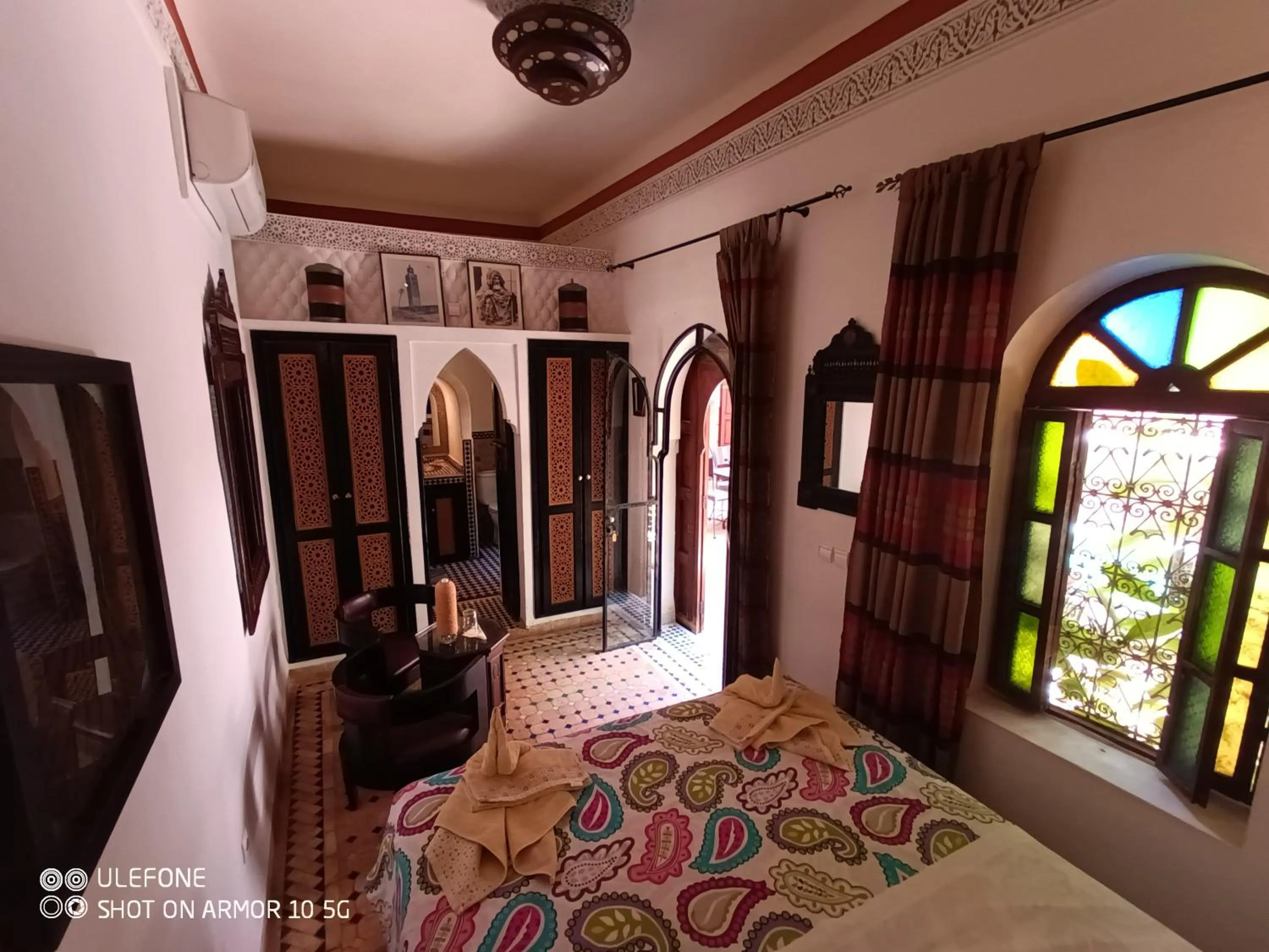 Bed in Riad Zagouda
