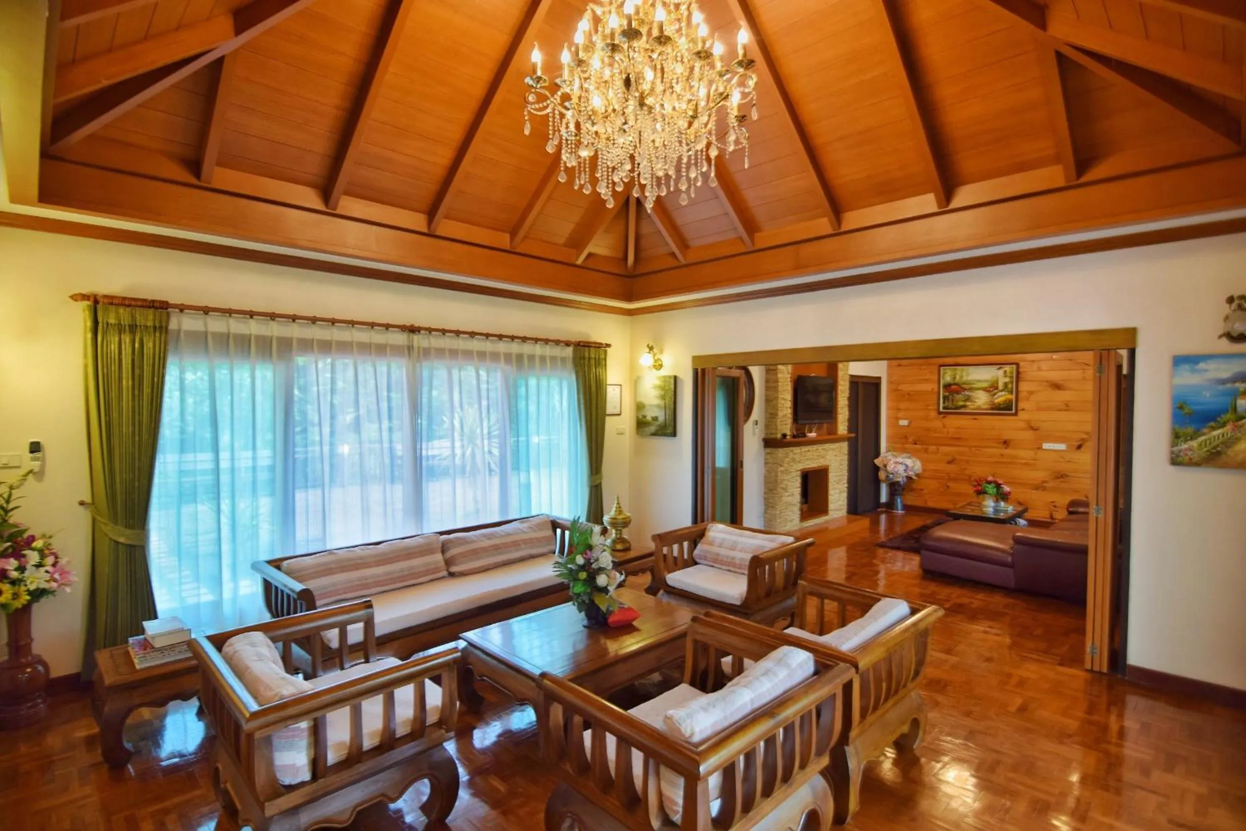 Living room in Papai Country Lodge SHA