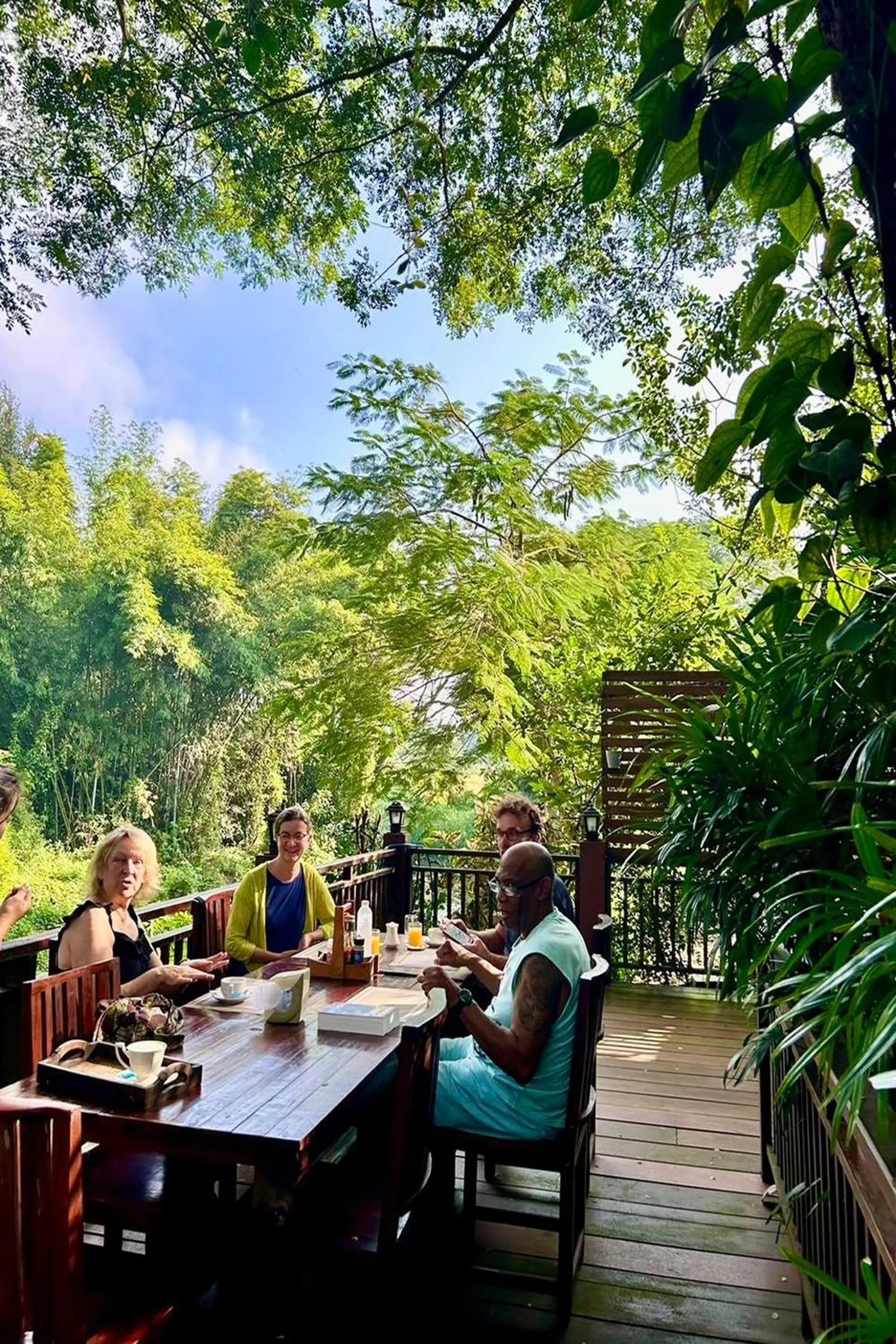 Garden view in Papai Country Lodge SHA