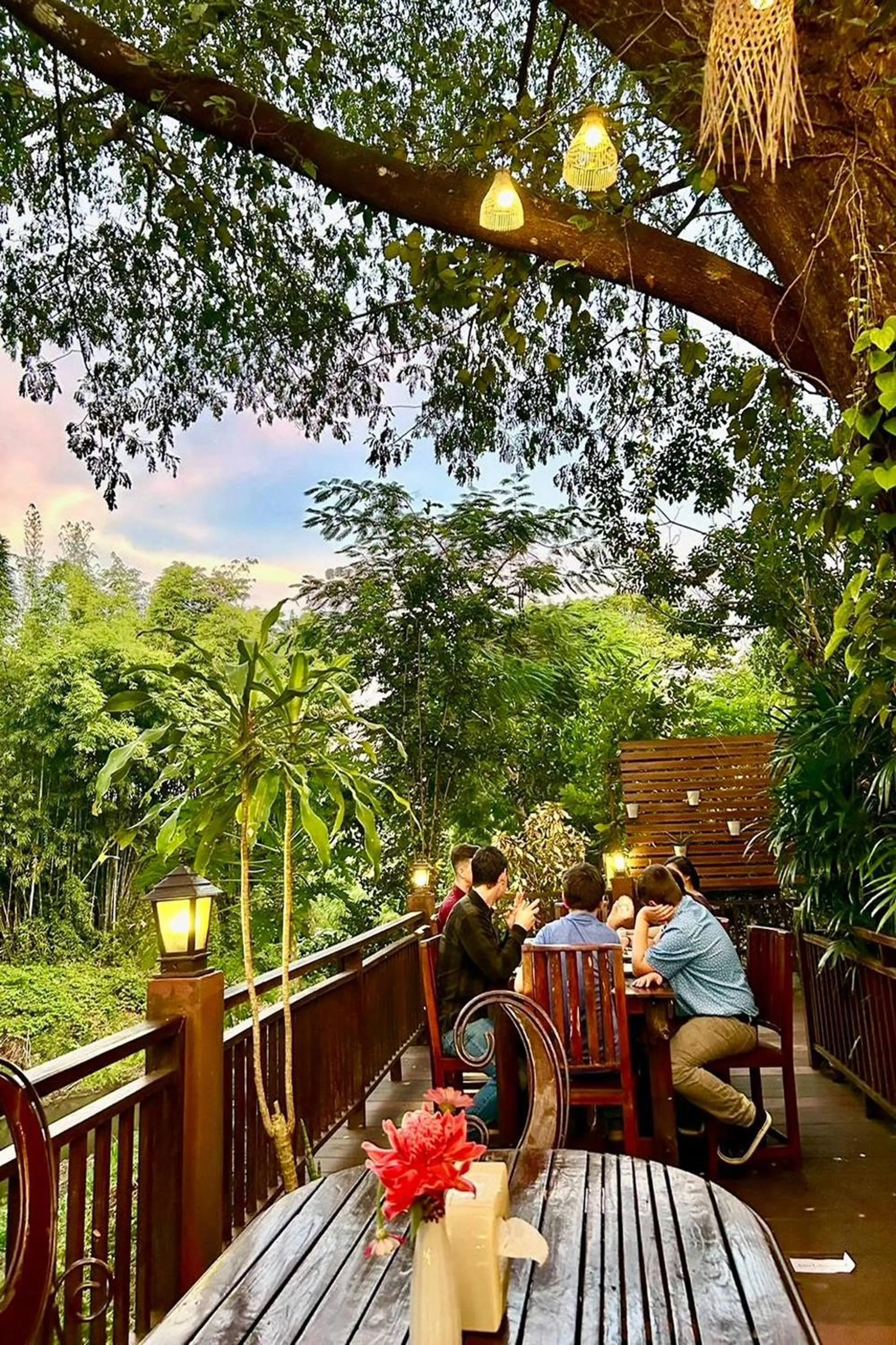 Garden view in Papai Country Lodge SHA