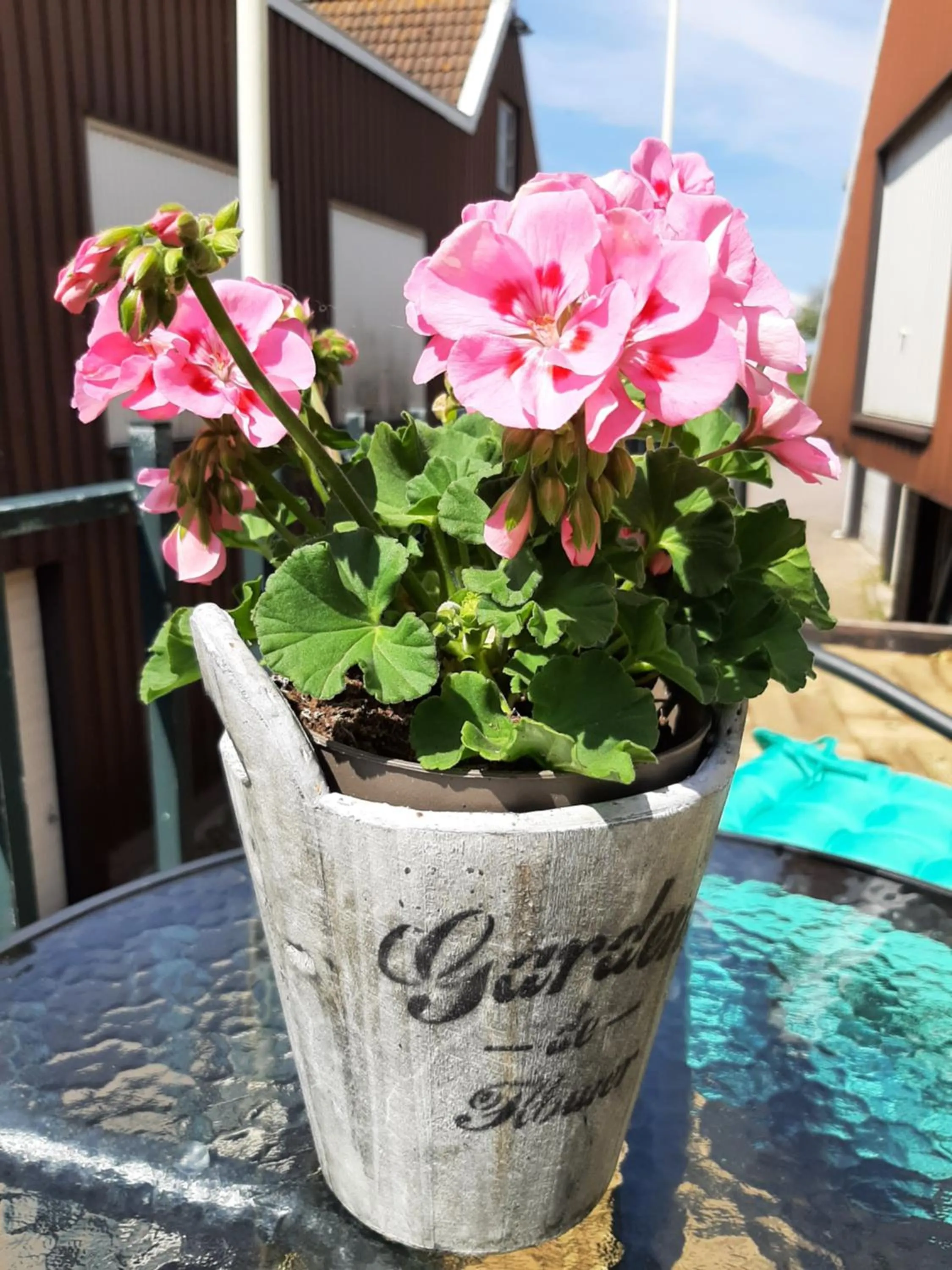 Balcony/Terrace in B&B Hulleste