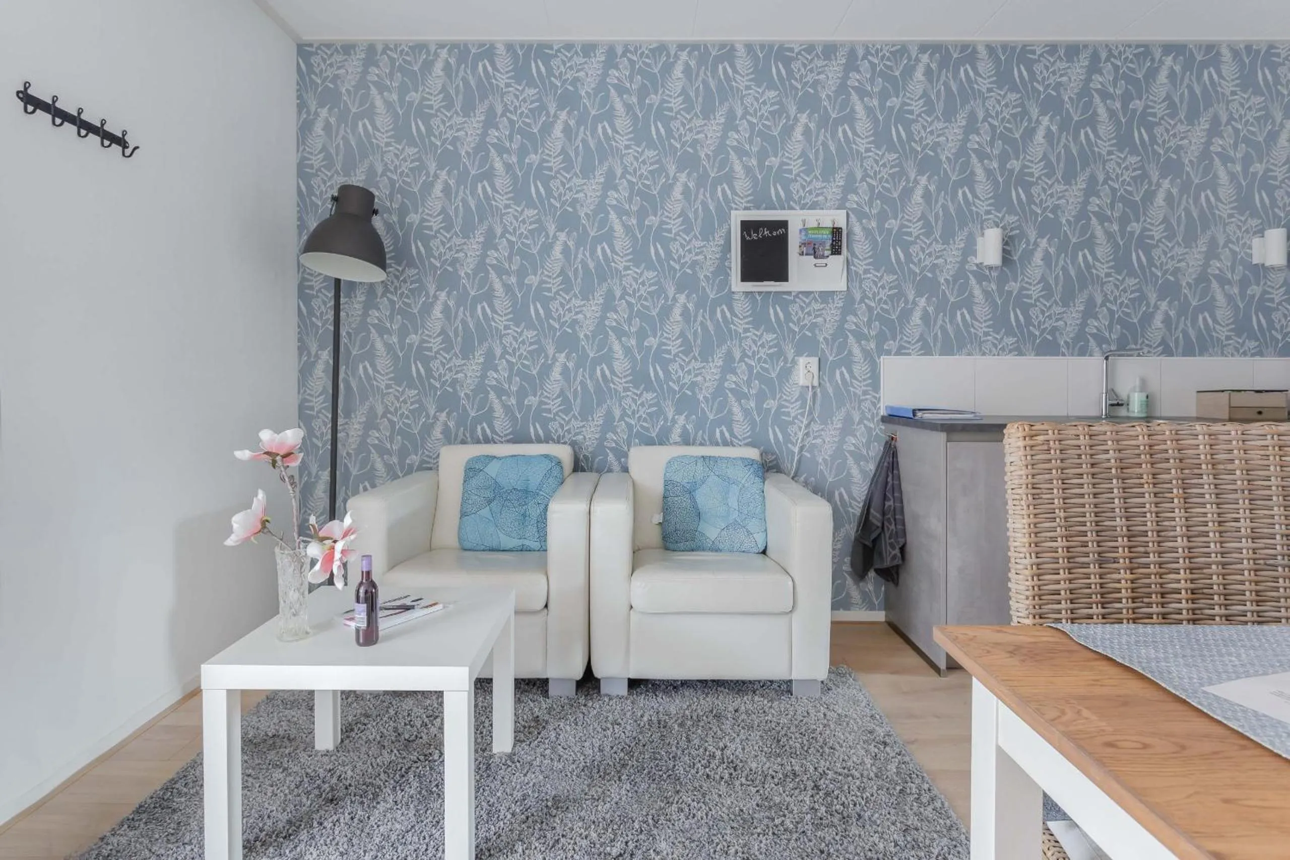 Living room in B&B Hulleste