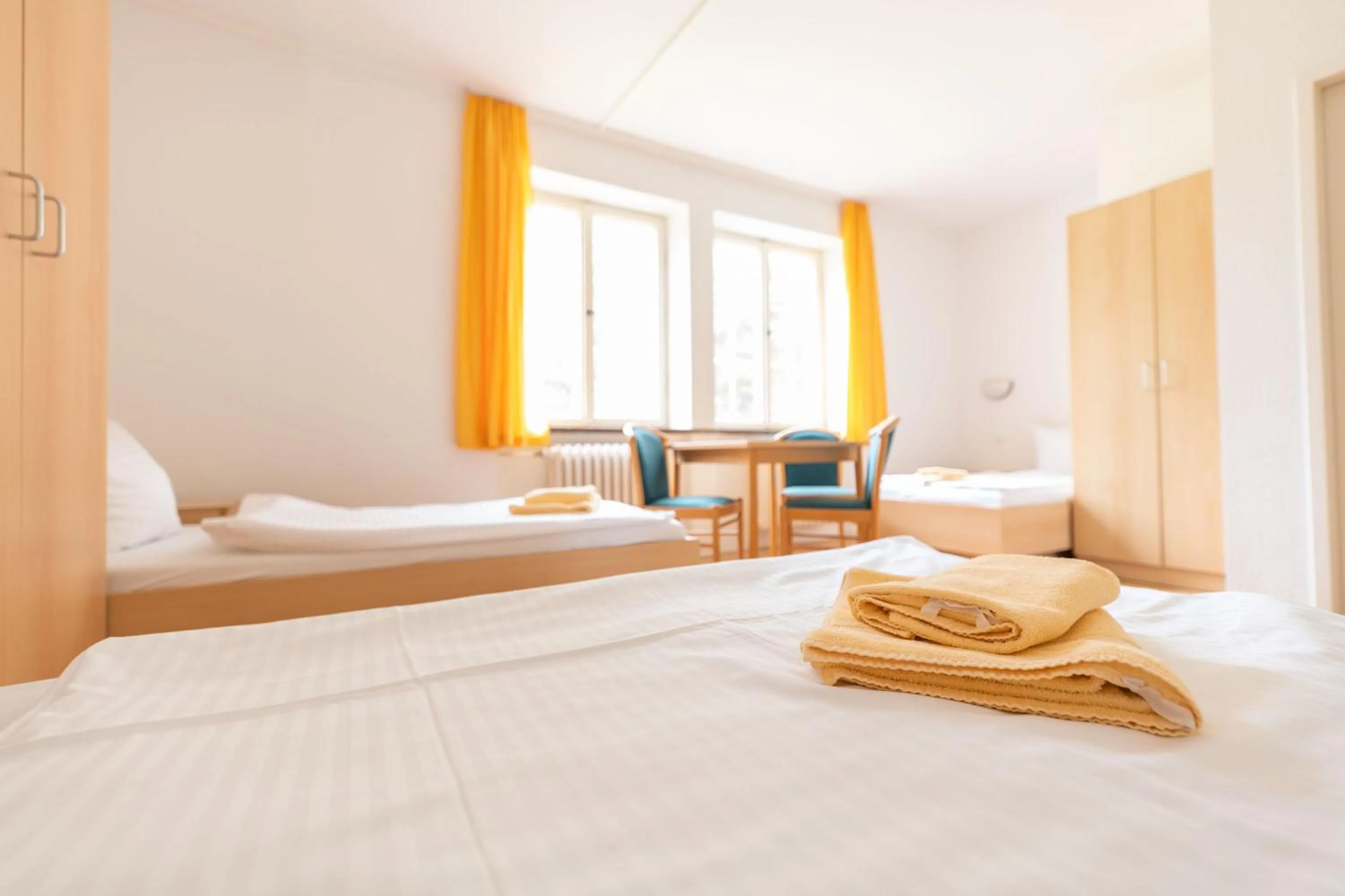 Bedroom, Bed in seezeit-resort am Werbellinsee