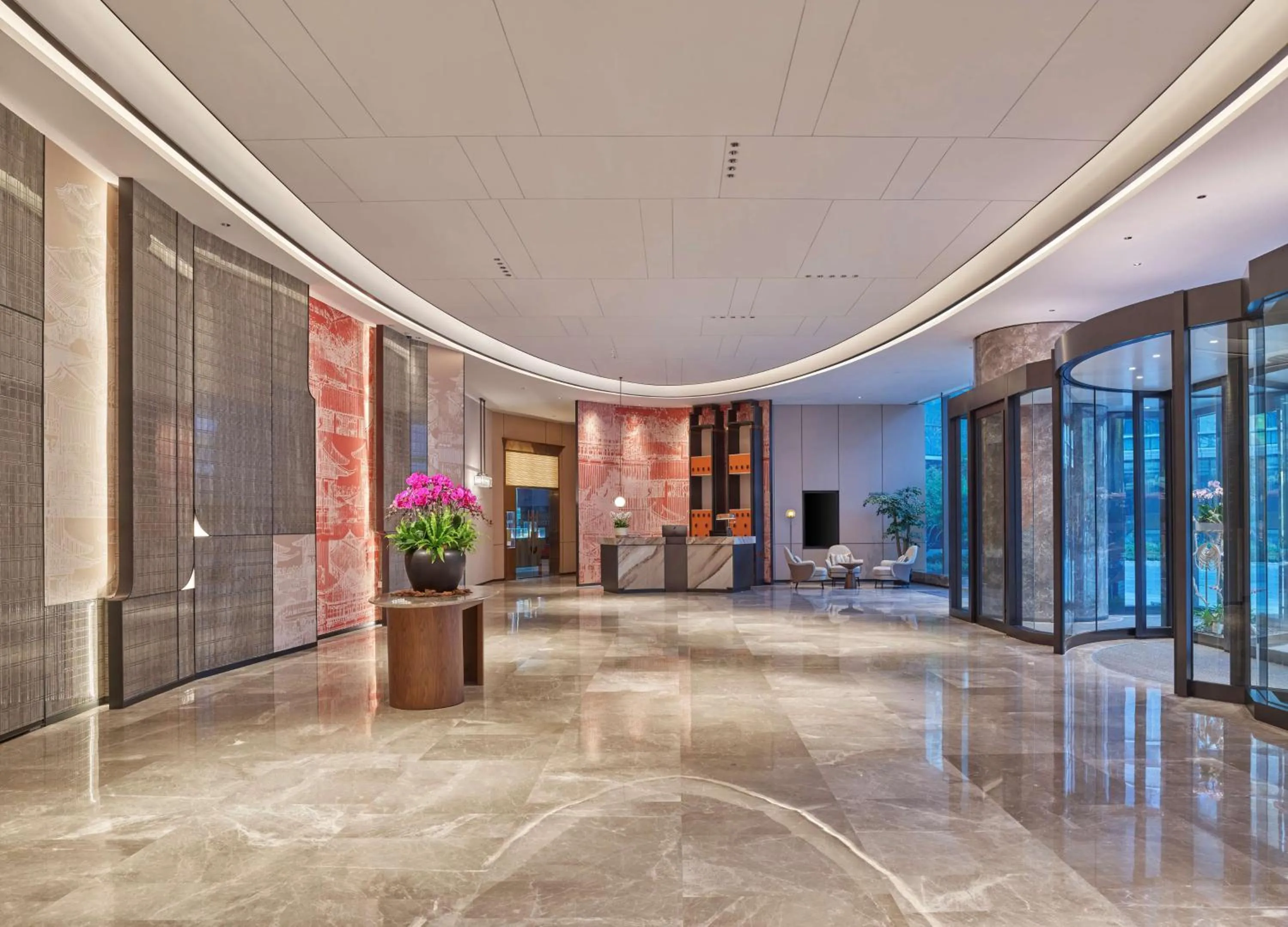 Lobby or reception in Hilton Changsha Riverside