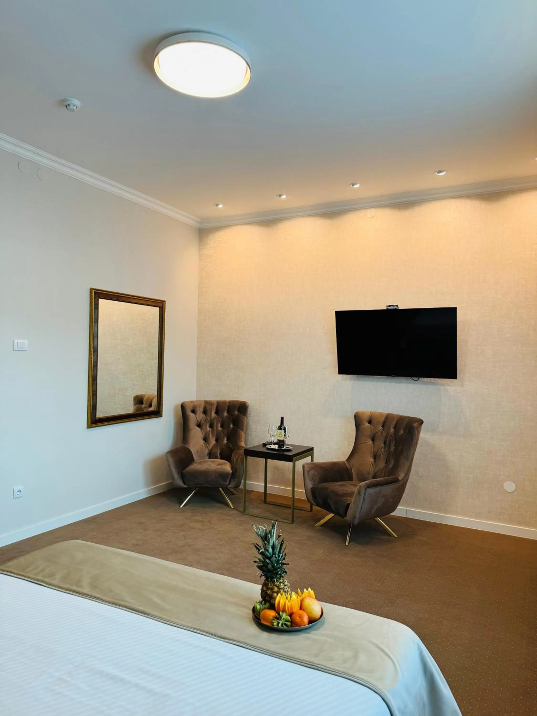 Seating area, Bed in Hotel Vidović