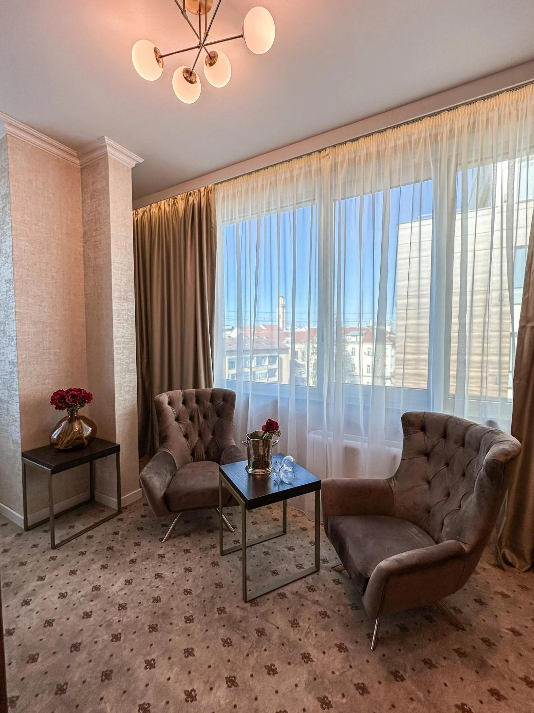 Seating area in Hotel Vidović