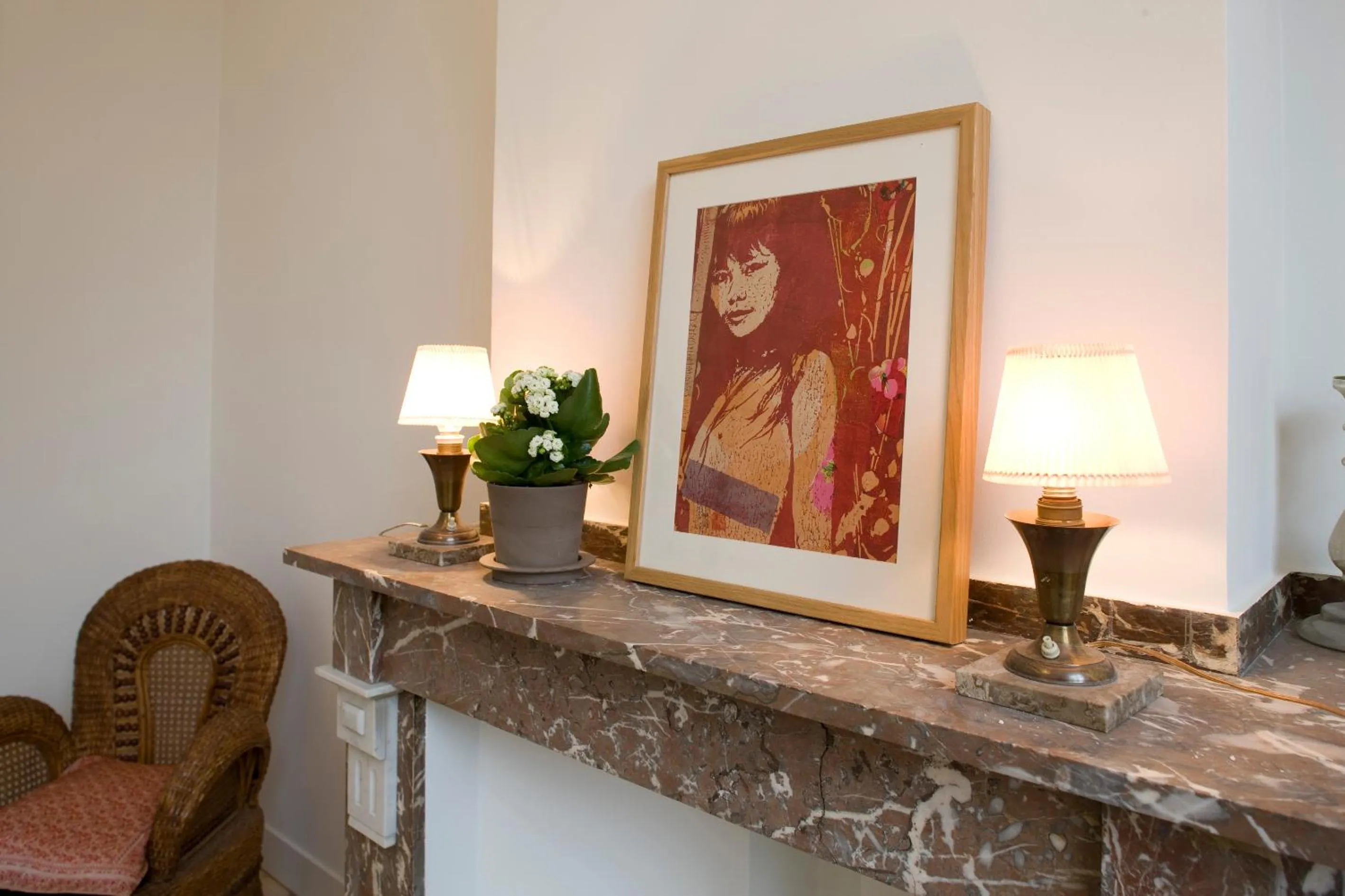 Decorative detail in Antwerp B&B