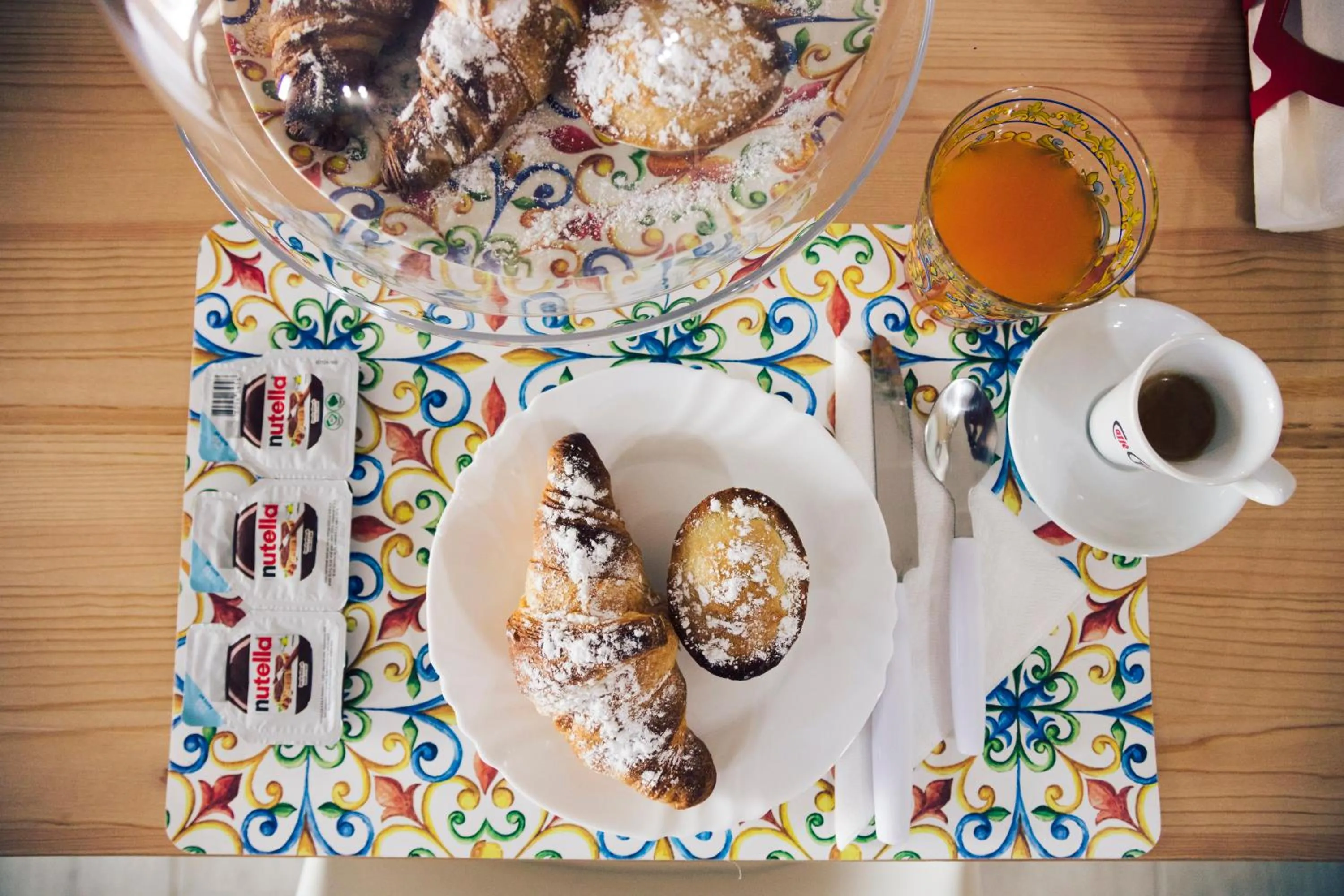 Food and drinks in B&B NACALUI Gallipoli