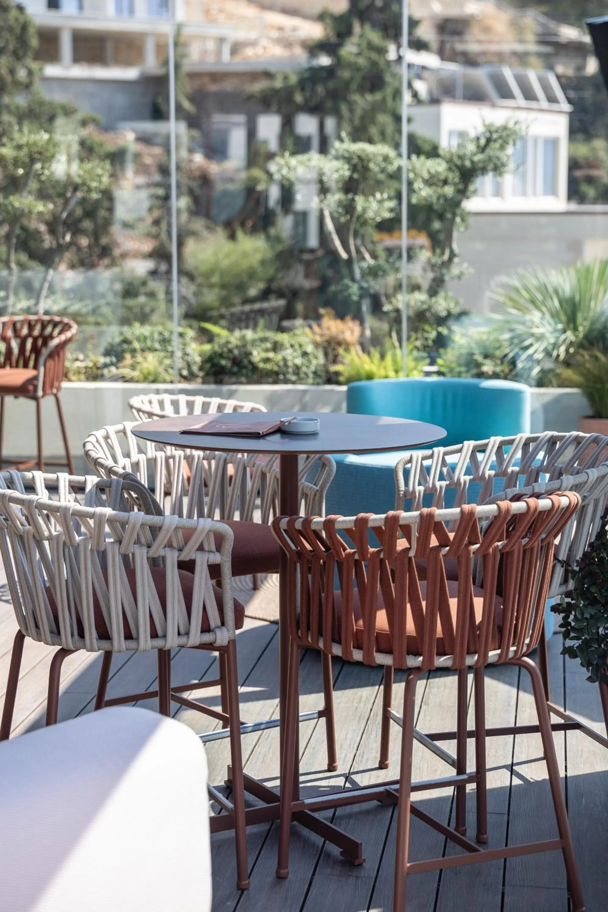 Patio in Hotel Vlora Priam, Affiliated by Melia