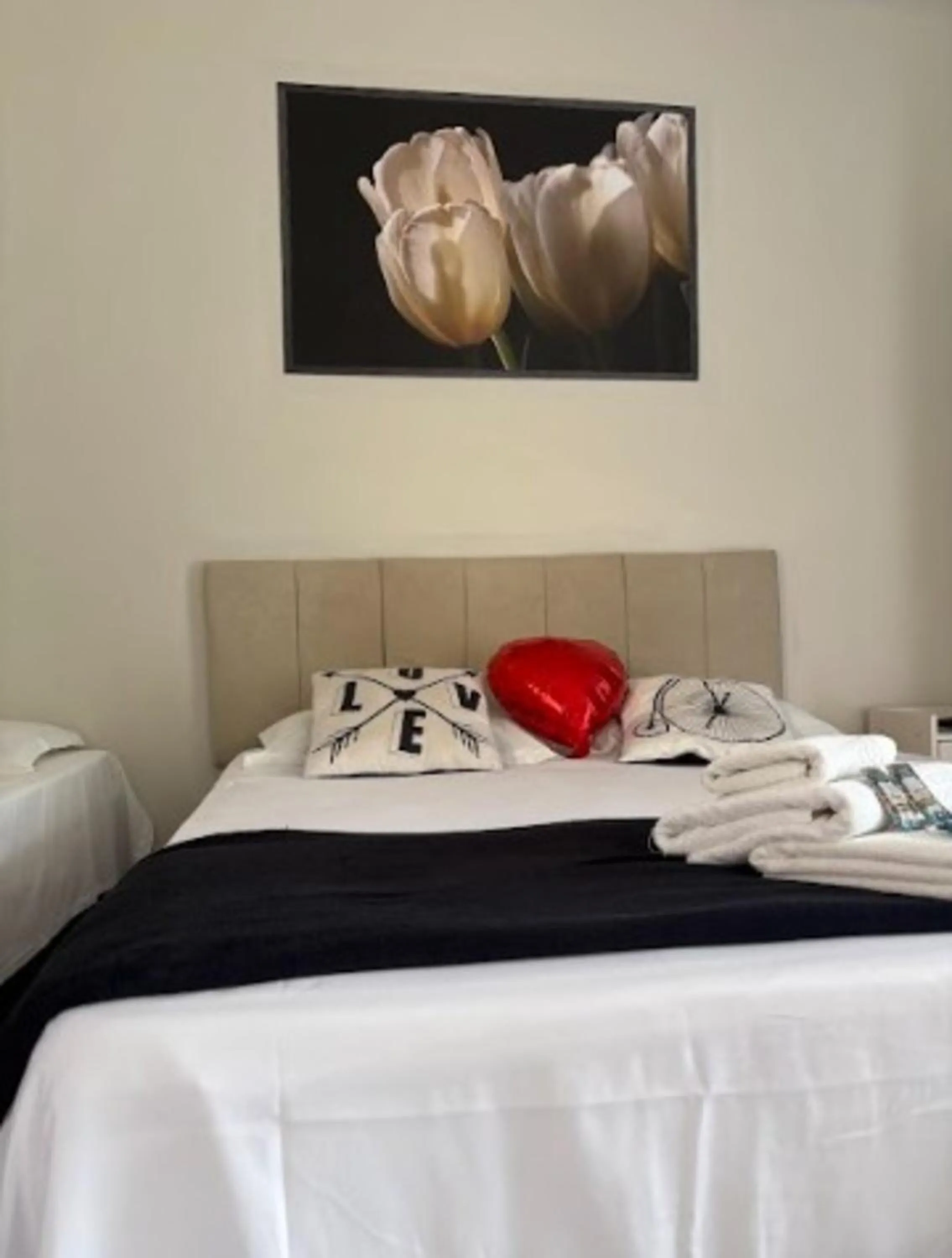 Bed in Pousada Recanto da Cascata