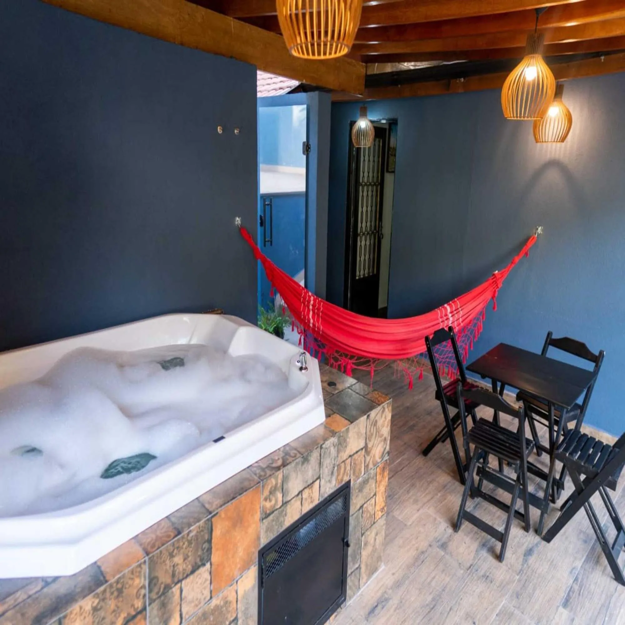 Bed in Pousada Recanto da Cascata