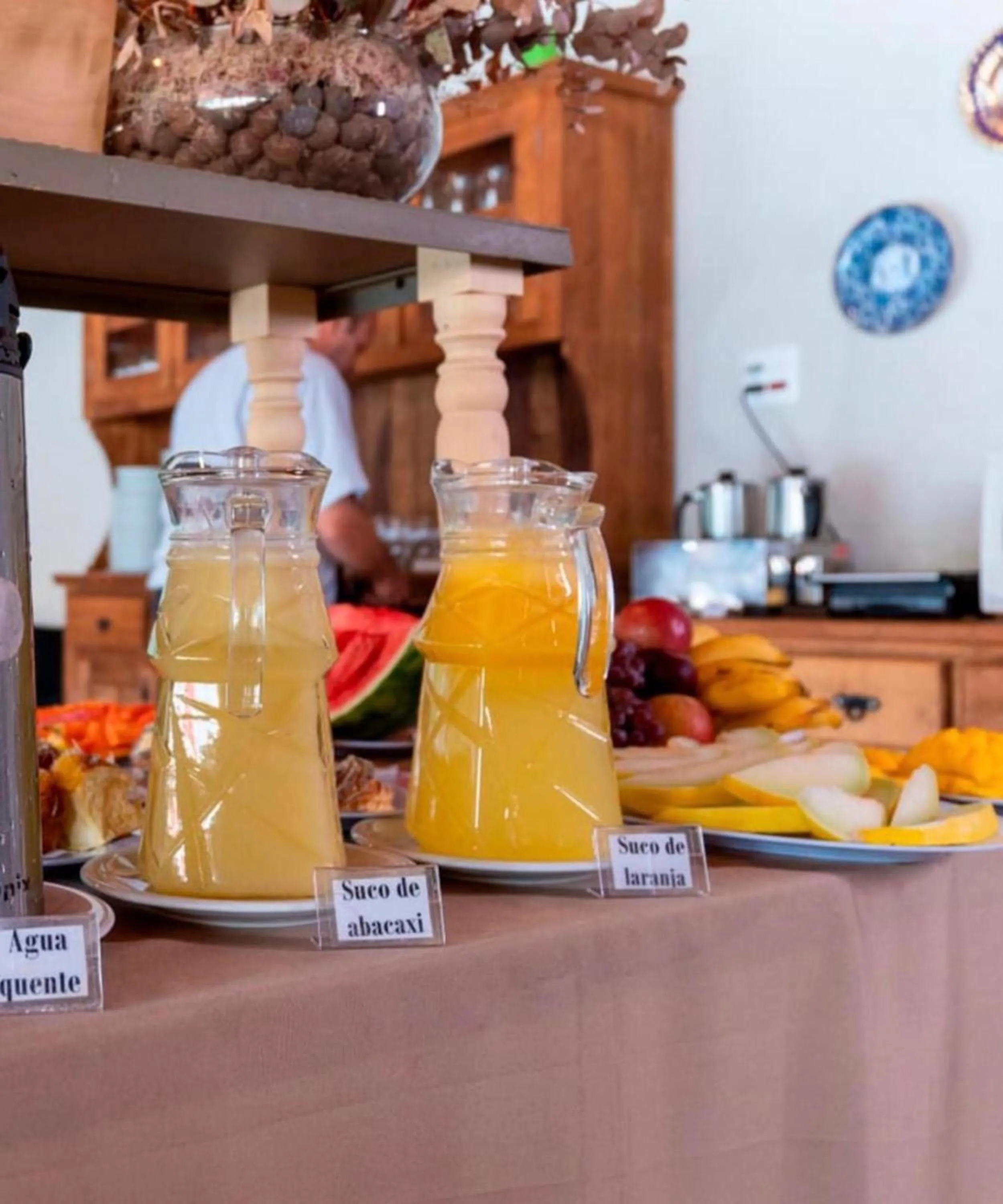 Breakfast in Pousada Recanto da Cascata