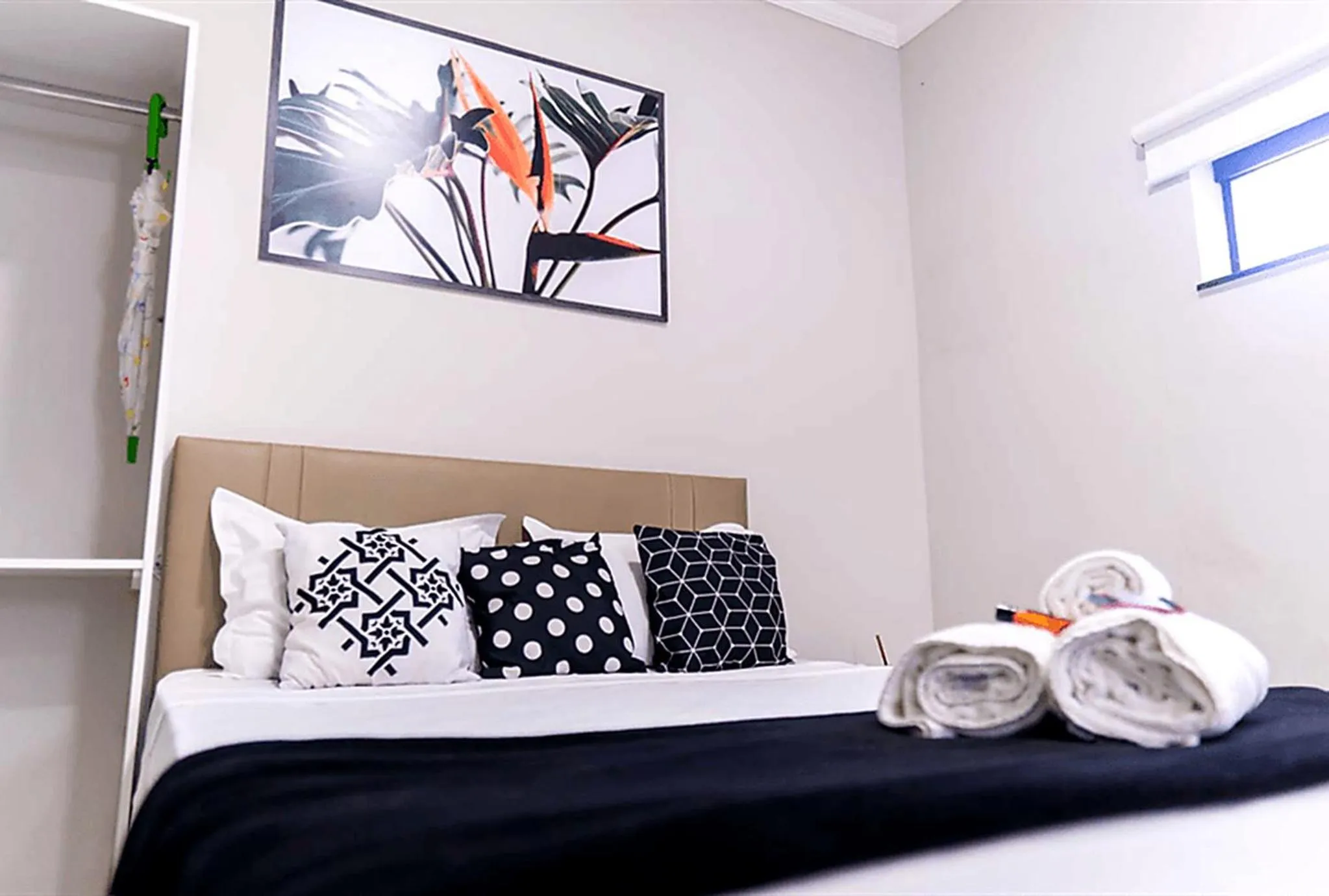 Bed in Pousada Recanto da Cascata