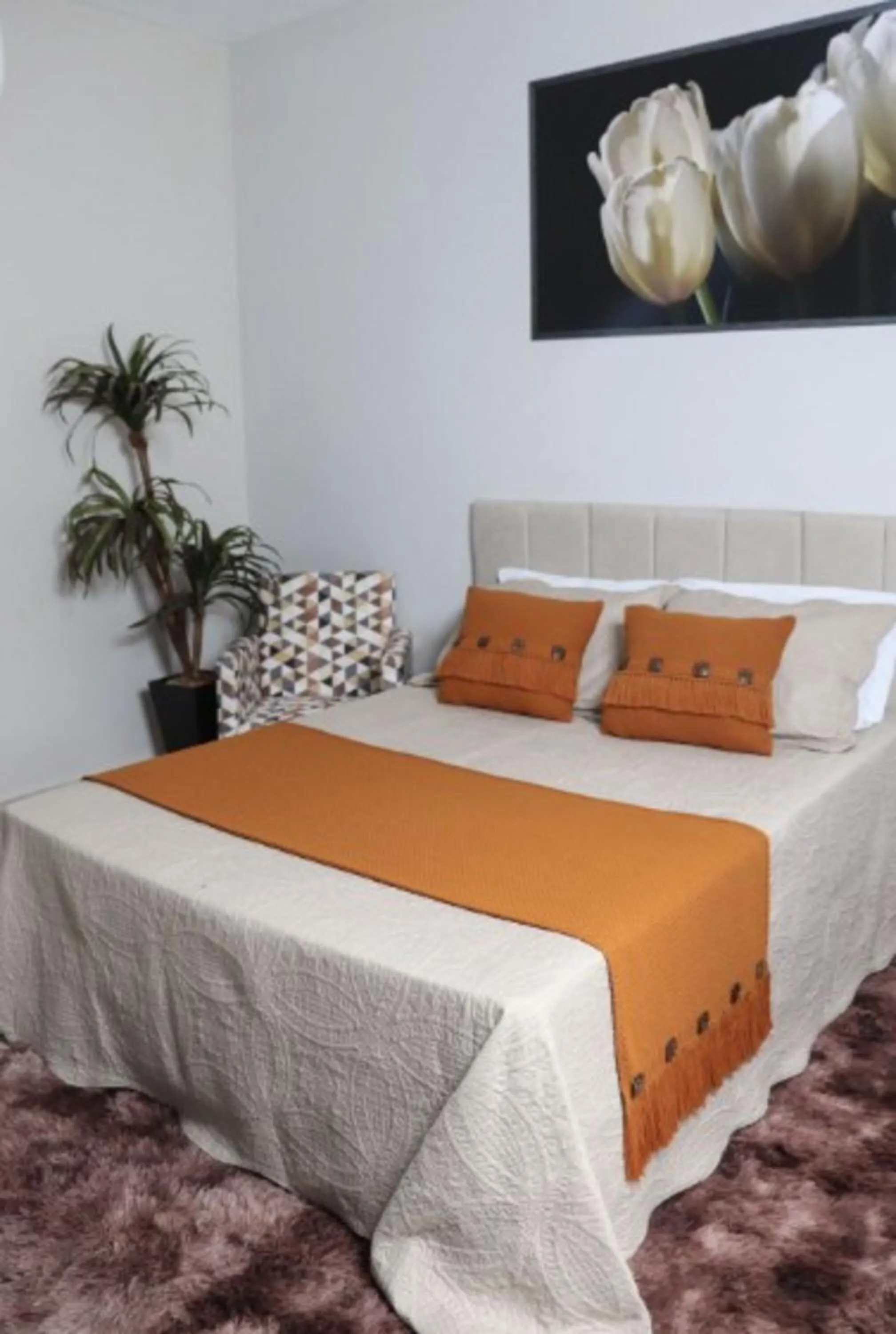 Bed in Pousada Recanto da Cascata