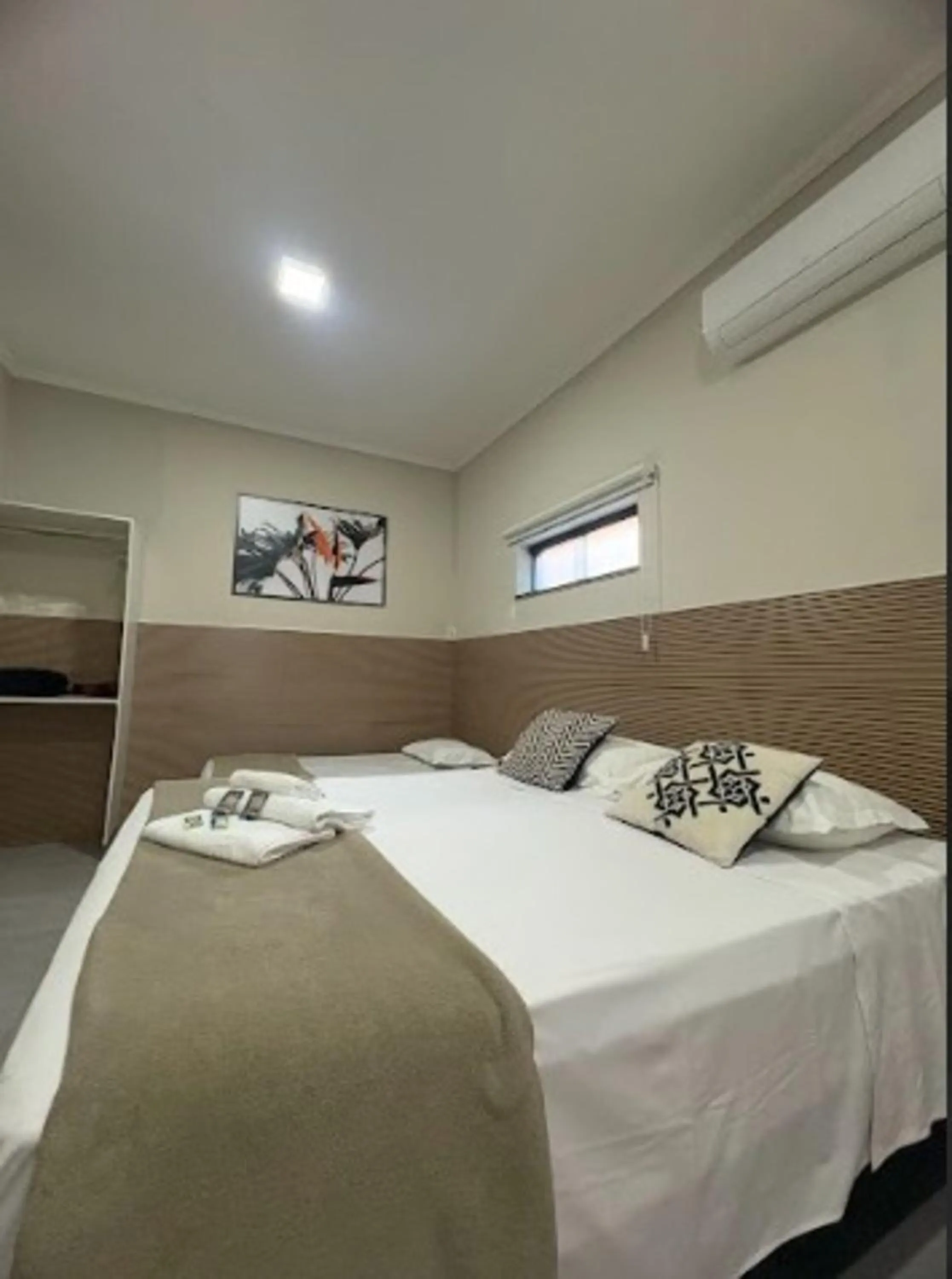 Bed in Pousada Recanto da Cascata