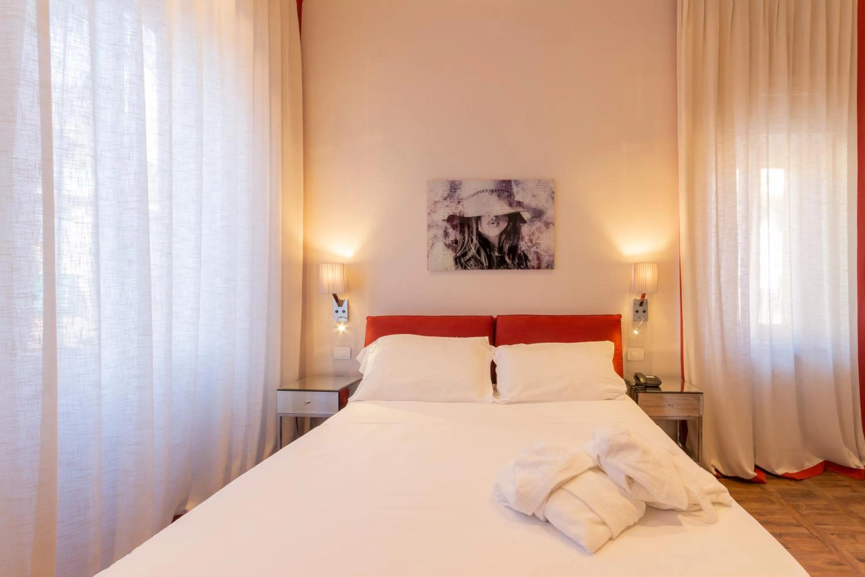 Bed in Hotel Villa Alberti Portofino Land