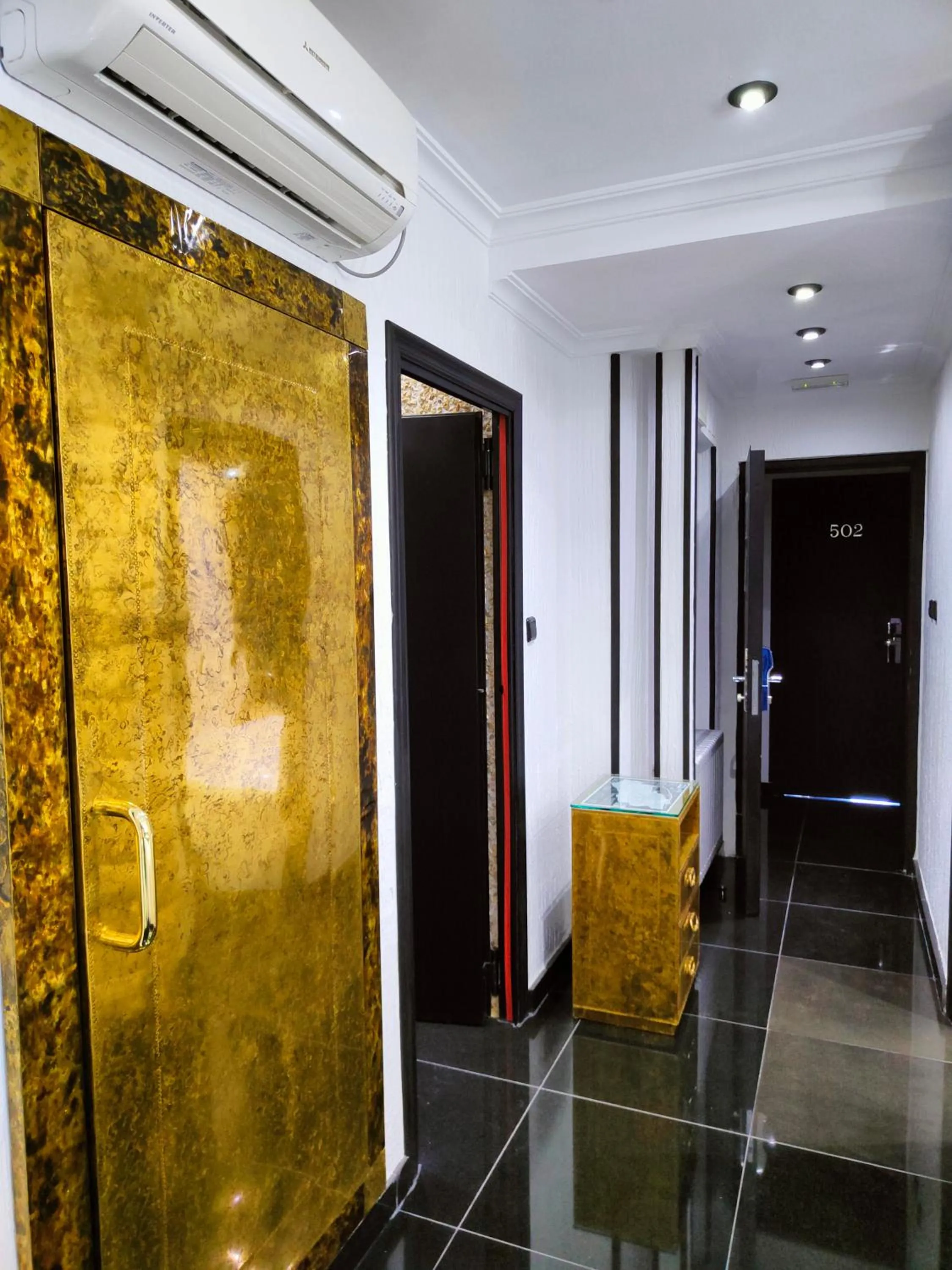 Seating area in Hotel Plata