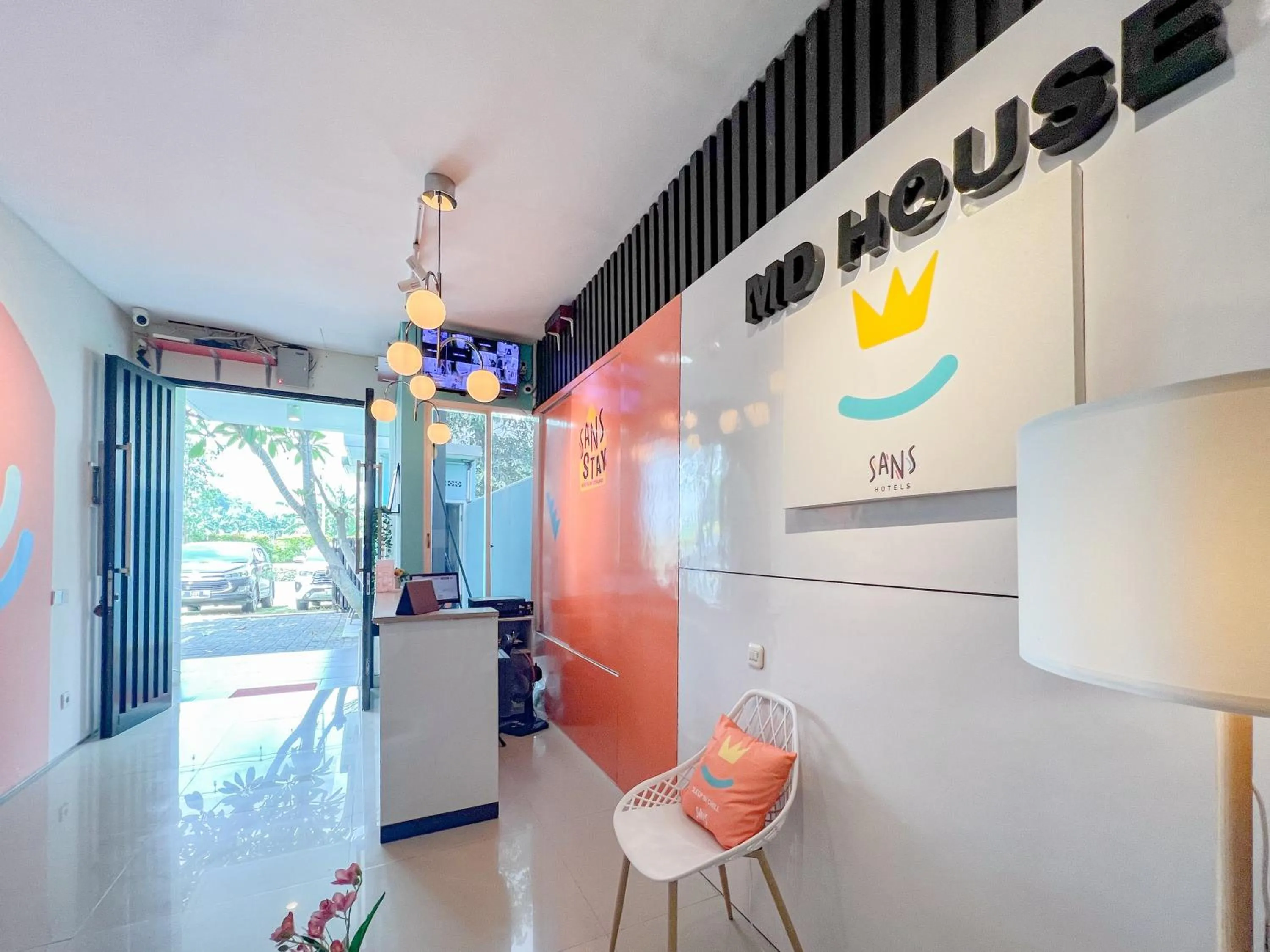 Lobby or reception in Sans Stay Bukit Palma Citraland