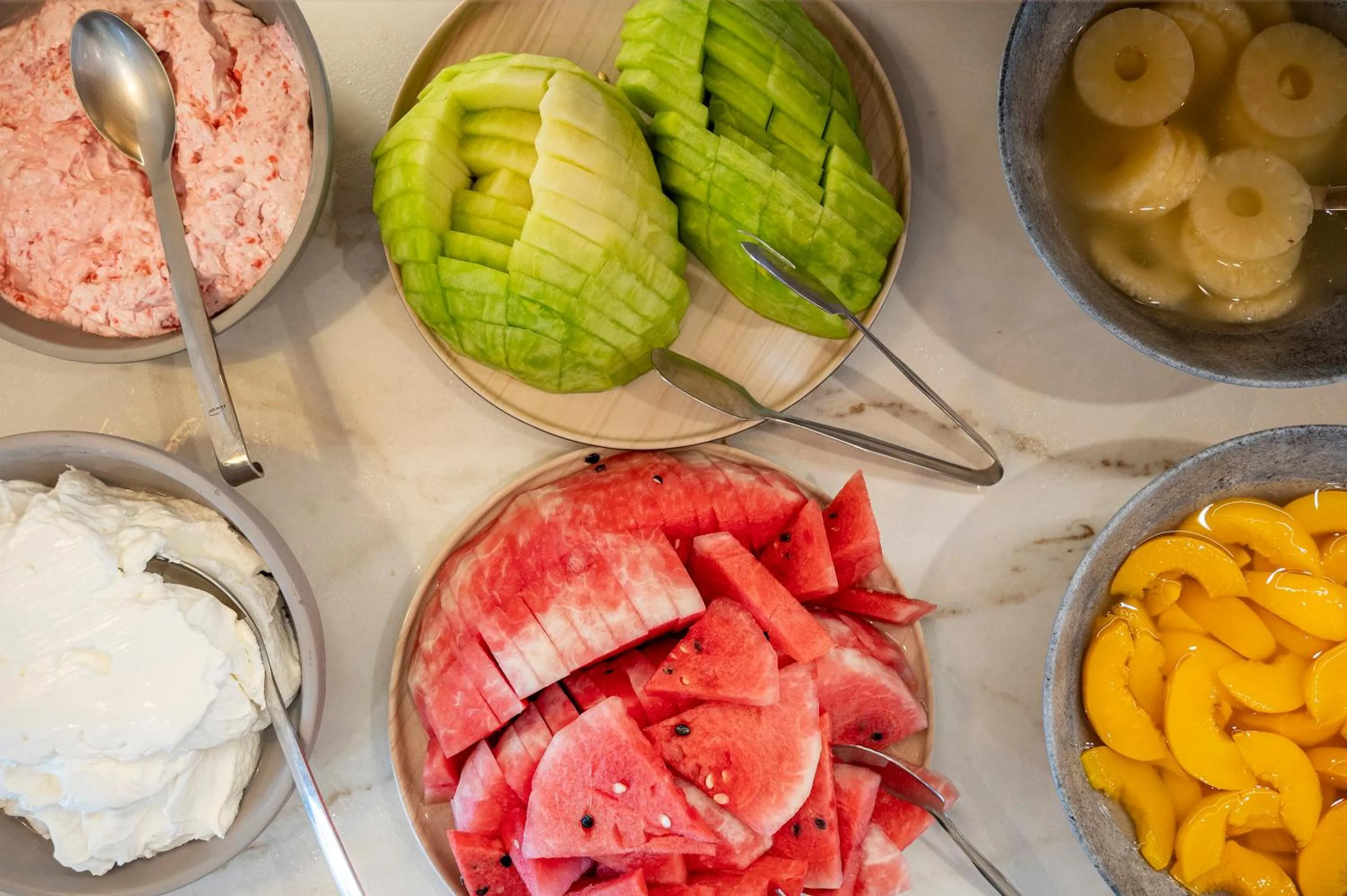 Breakfast in Mythos Suites Hotel