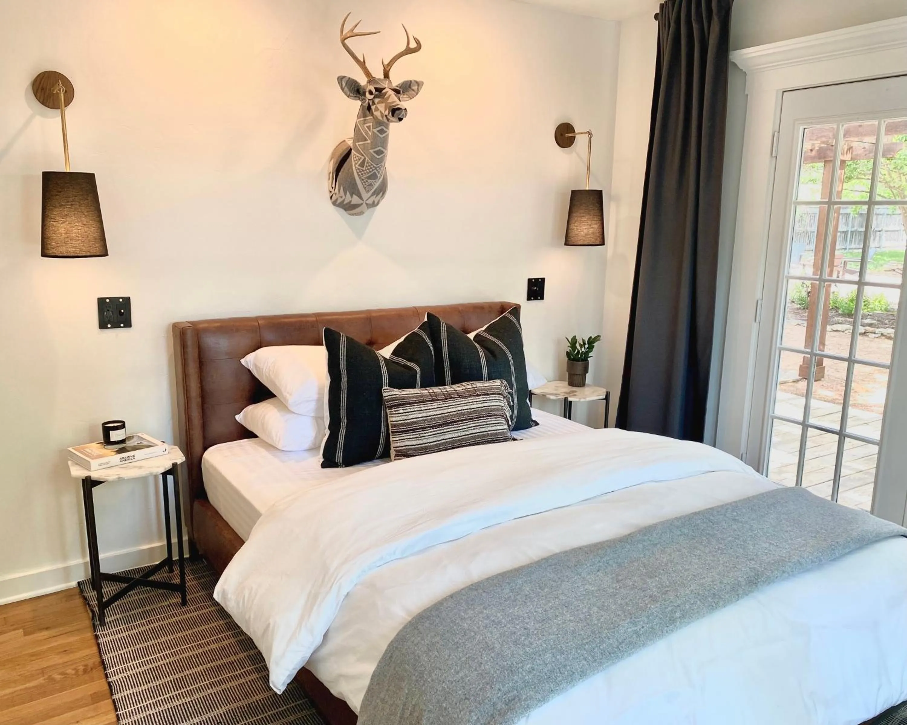 Bed in The Burbank House