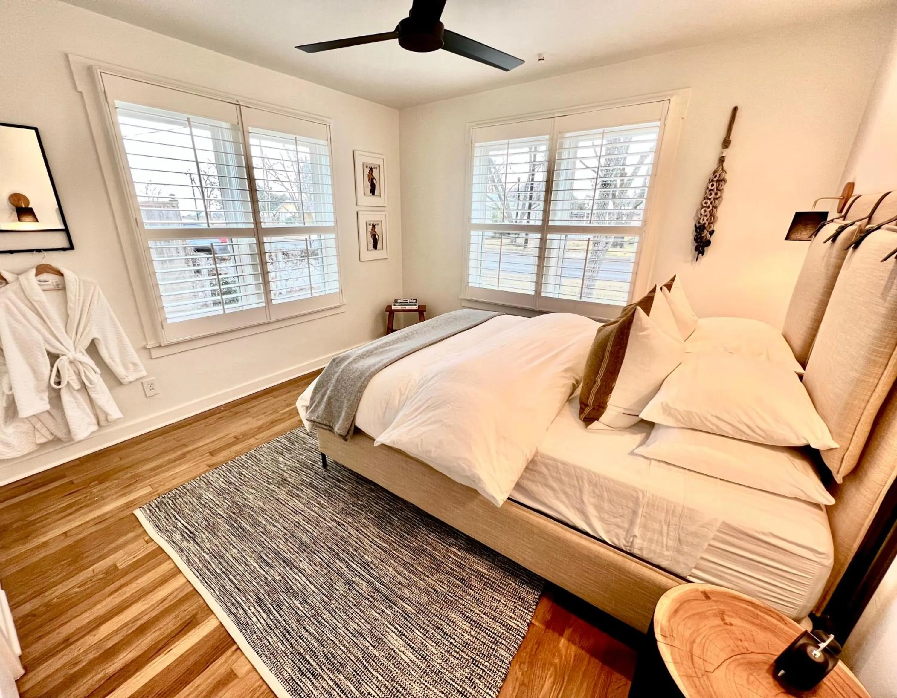 Bed in The Burbank House