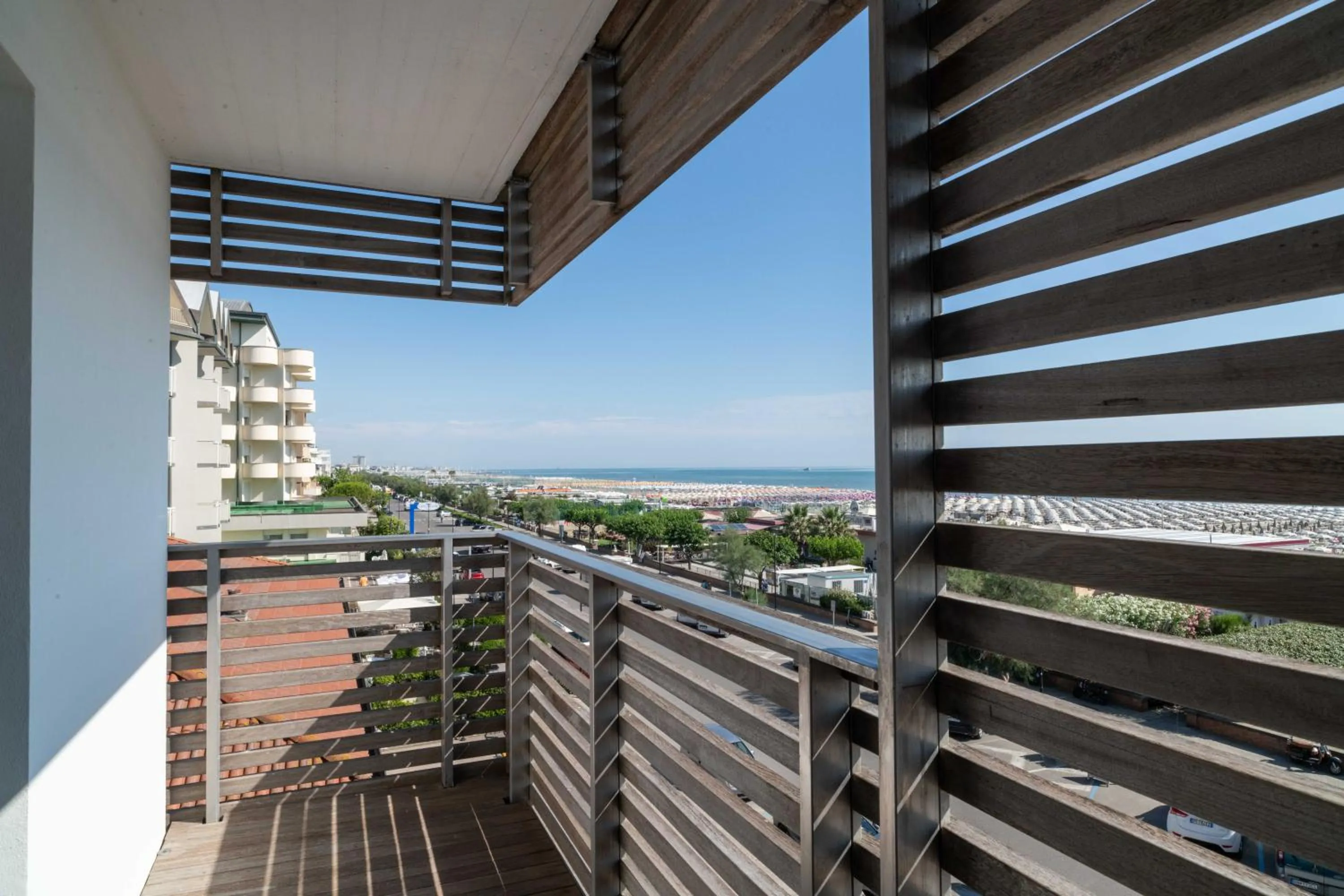 Balcony/Terrace in Kiss Beachfront Hotel & Restaurant