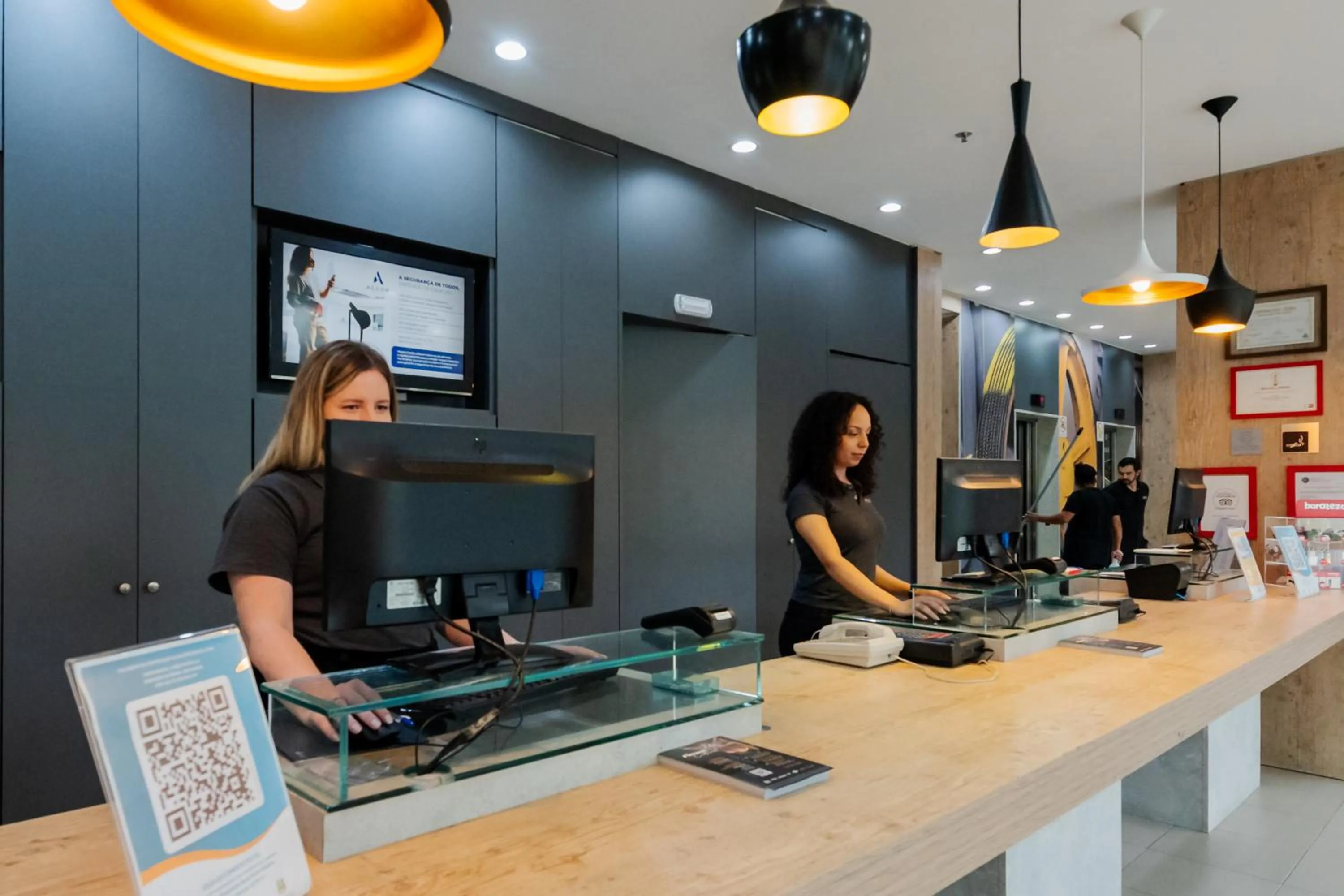 Lobby or reception in ibis Novo Hamburgo