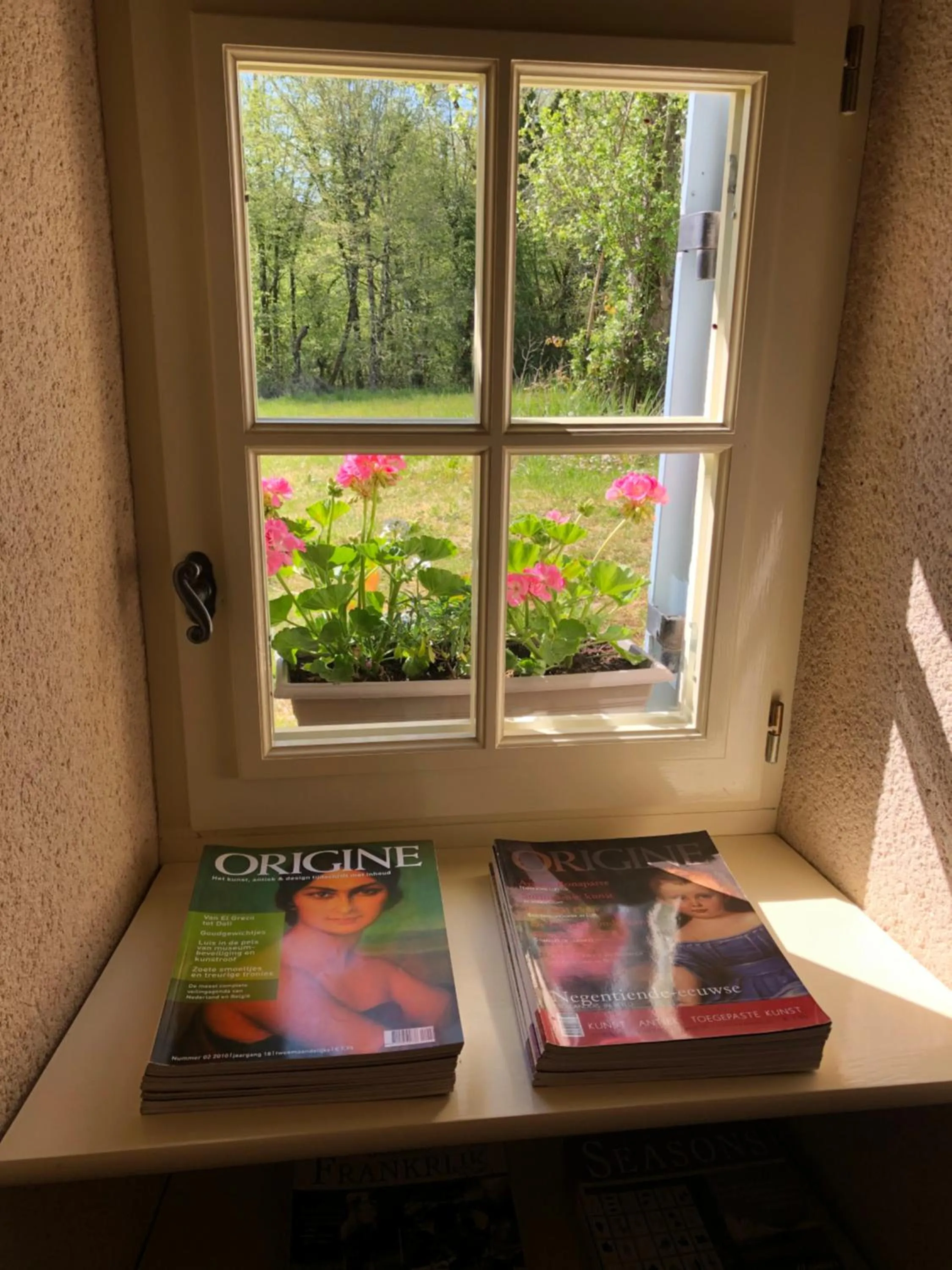 Garden view in MaBelle rêve B&B
