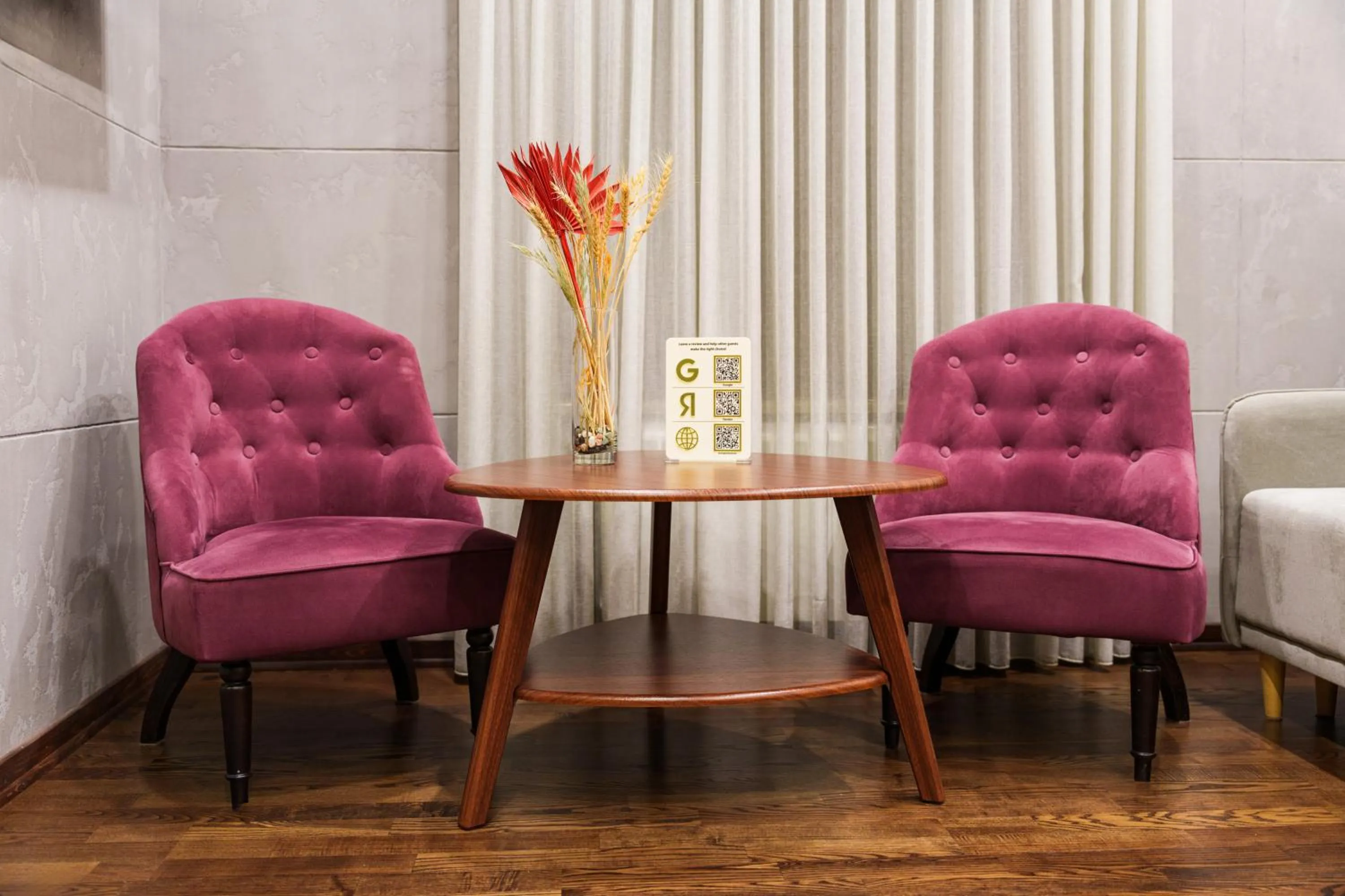 Seating area in Arch Apart Hotel