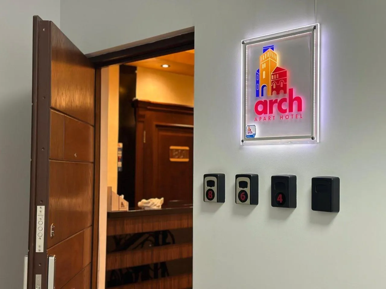 Facade/entrance in Arch Apart Hotel