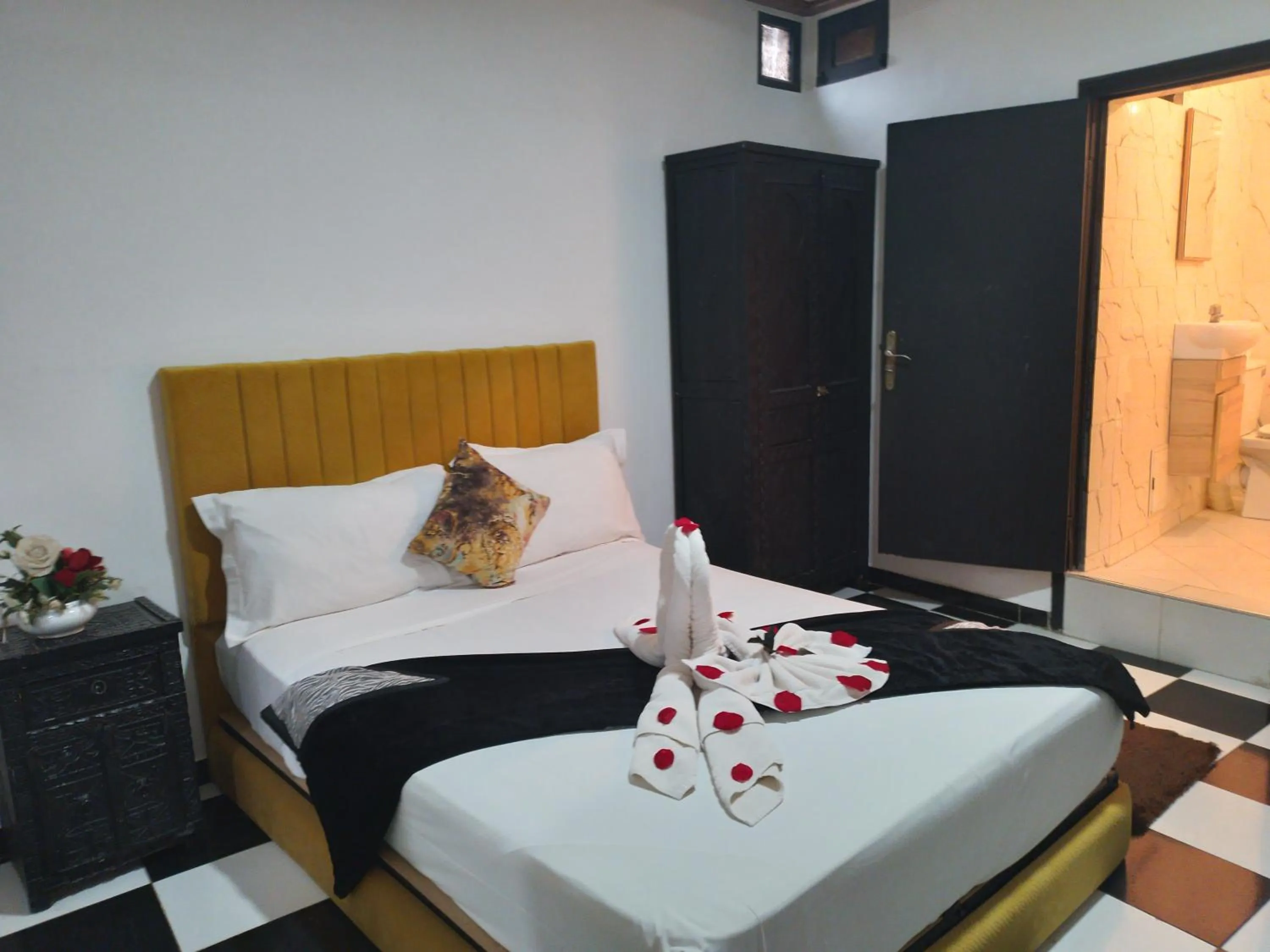 Bed in Hôtel Agnaou