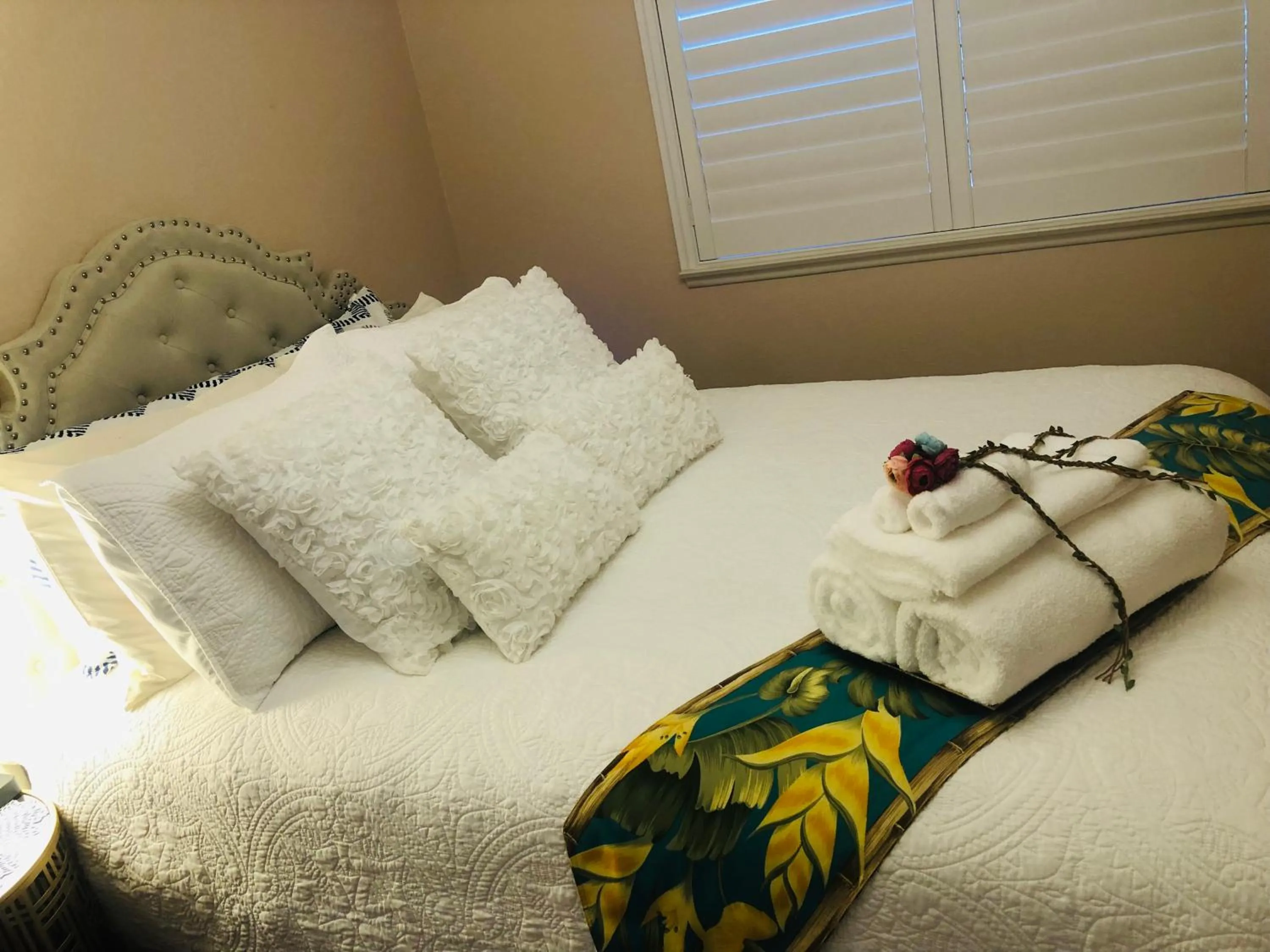 Bed in Balloons and Wine