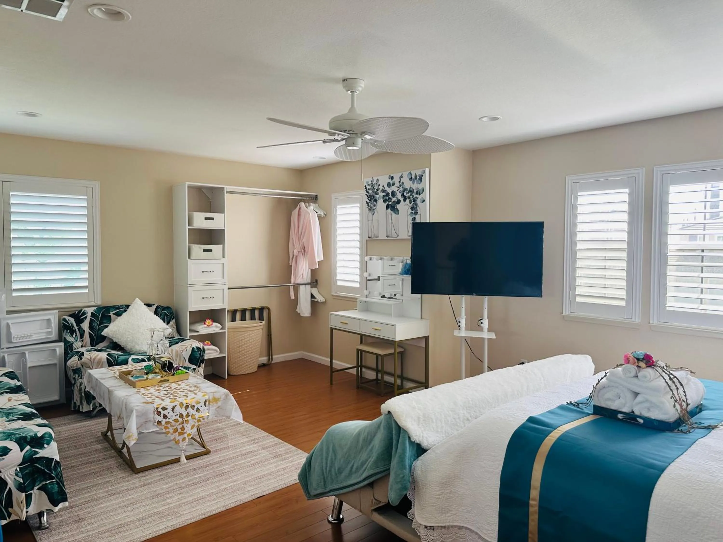 Bed in Balloons and Wine