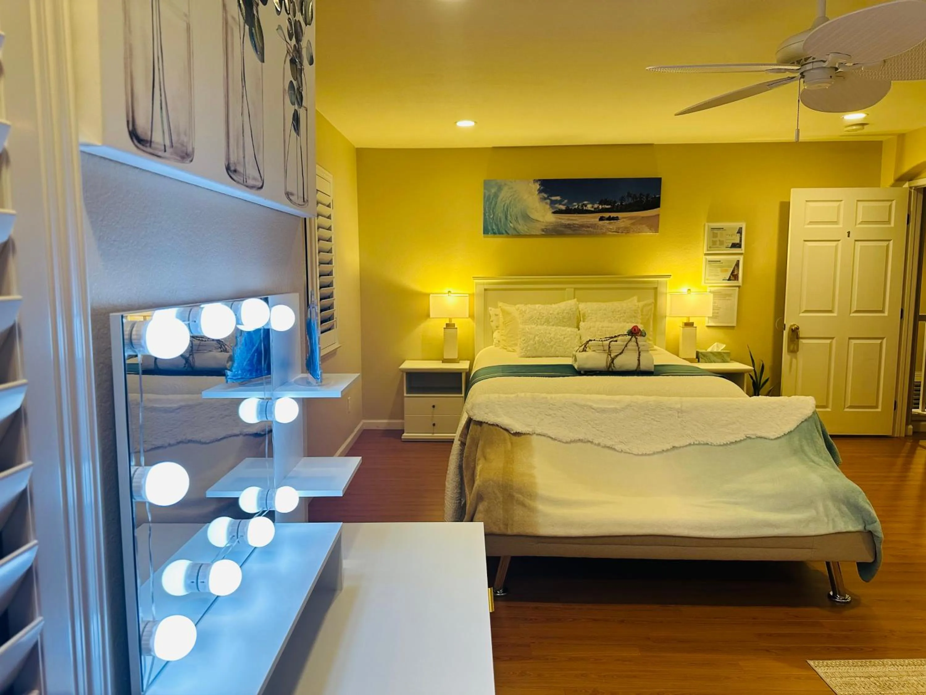 Bed in Balloons and Wine