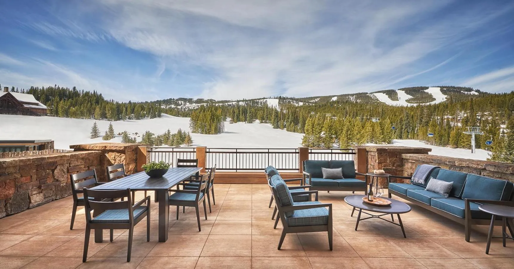 Patio in Montage Big Sky