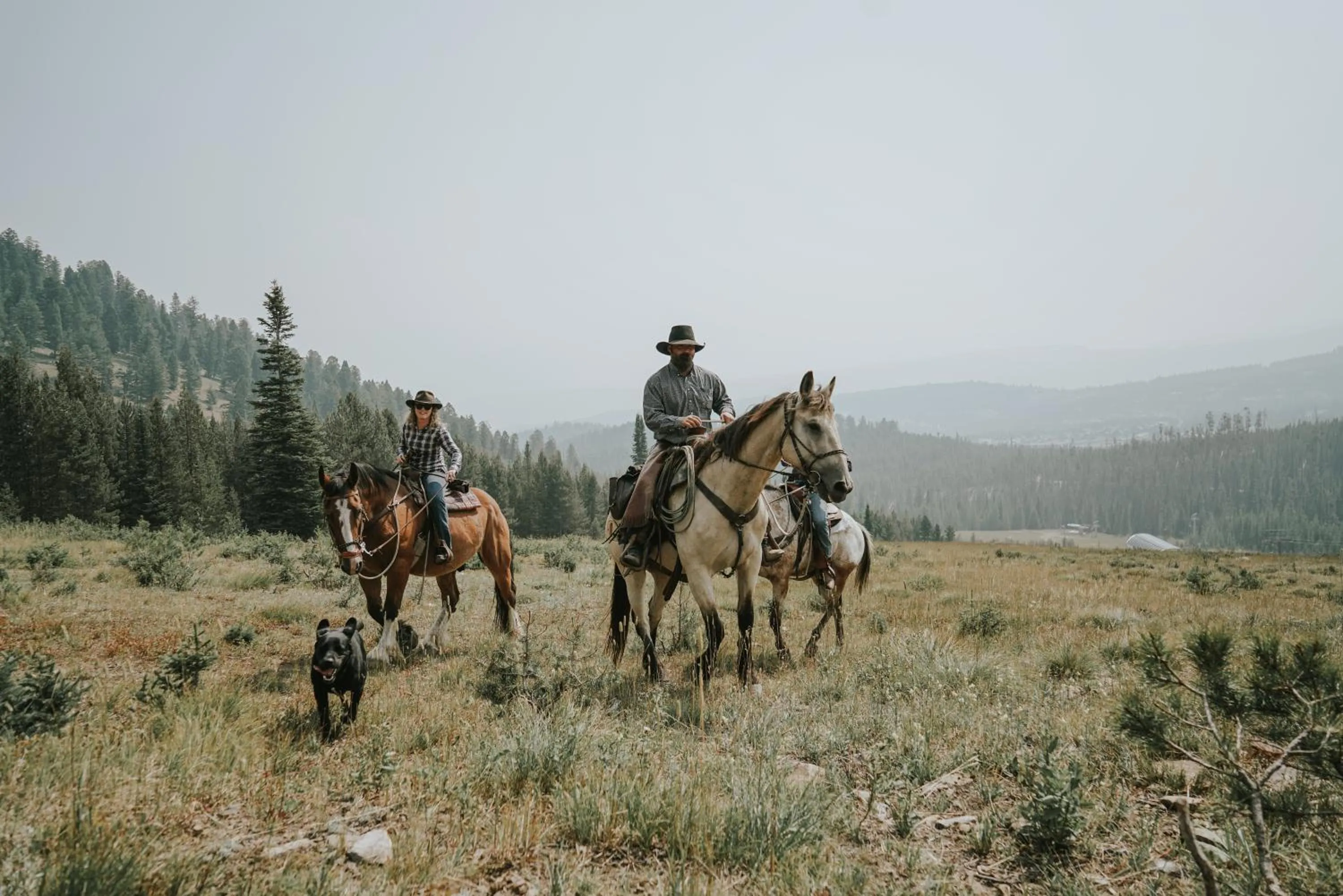 Horse-riding in Montage Big Sky