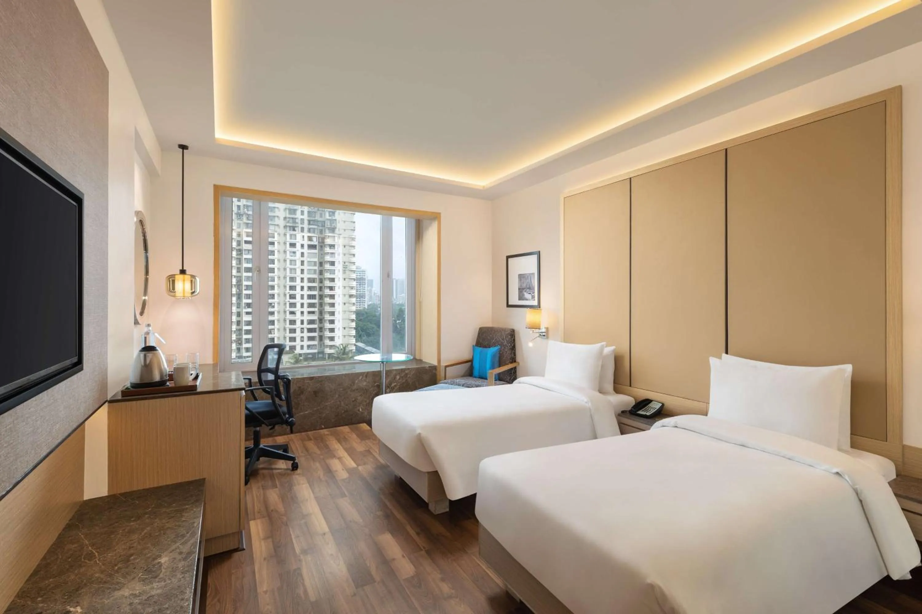 Bedroom, Bed in Radisson Mumbai Goregaon