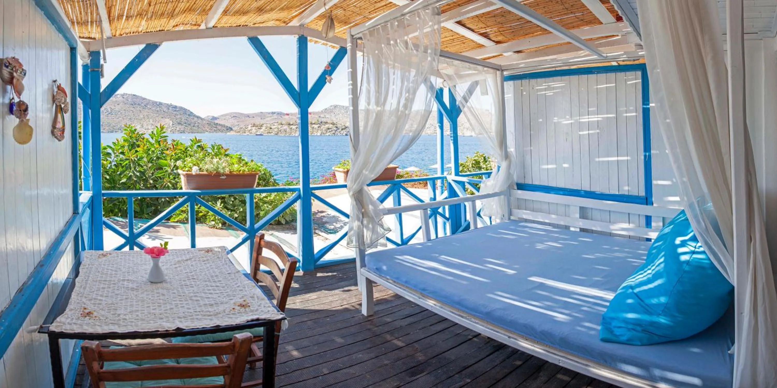 Patio in Aphrodite Hotel Bozburun