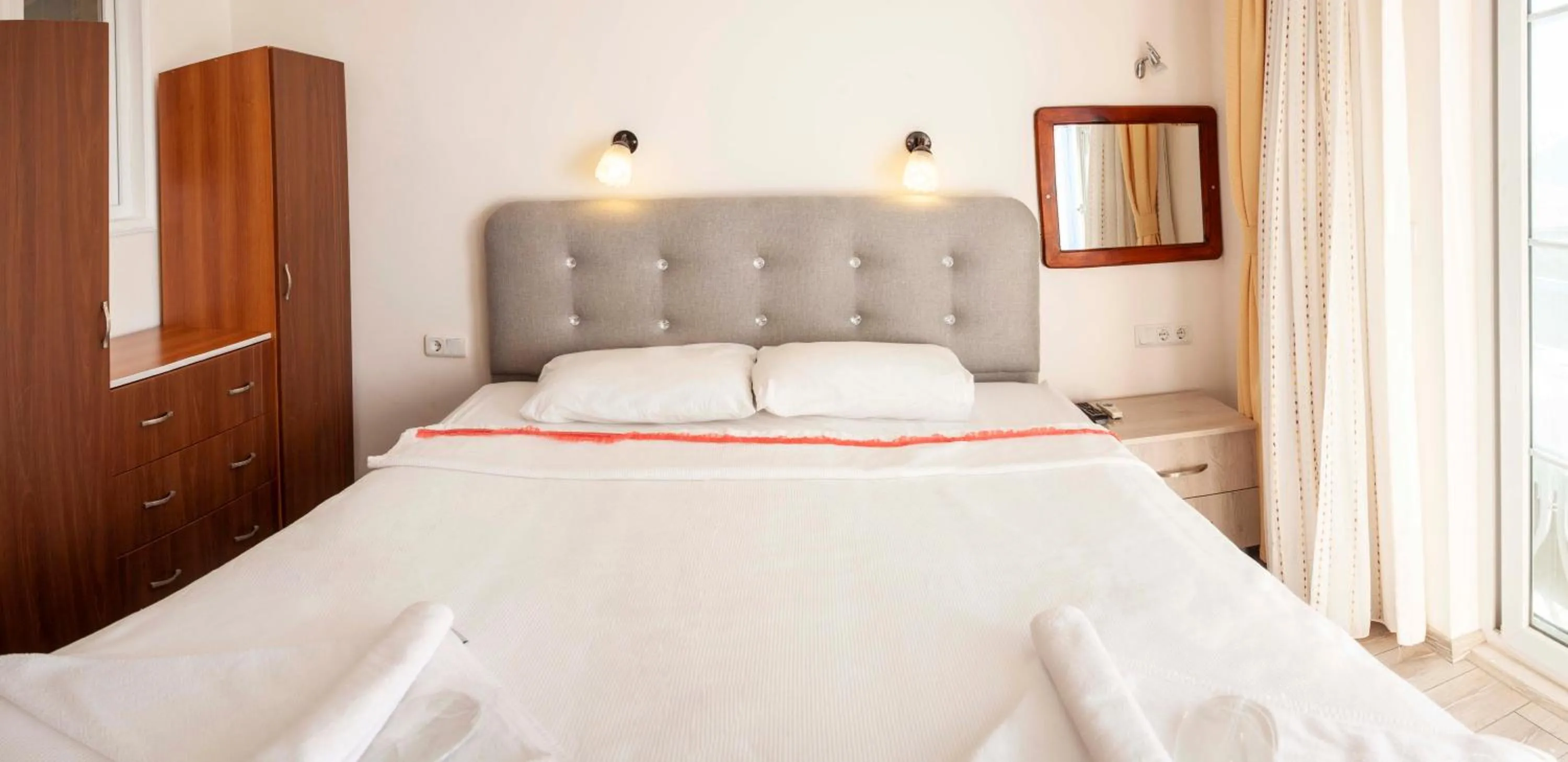 Bed in Aphrodite Hotel Bozburun