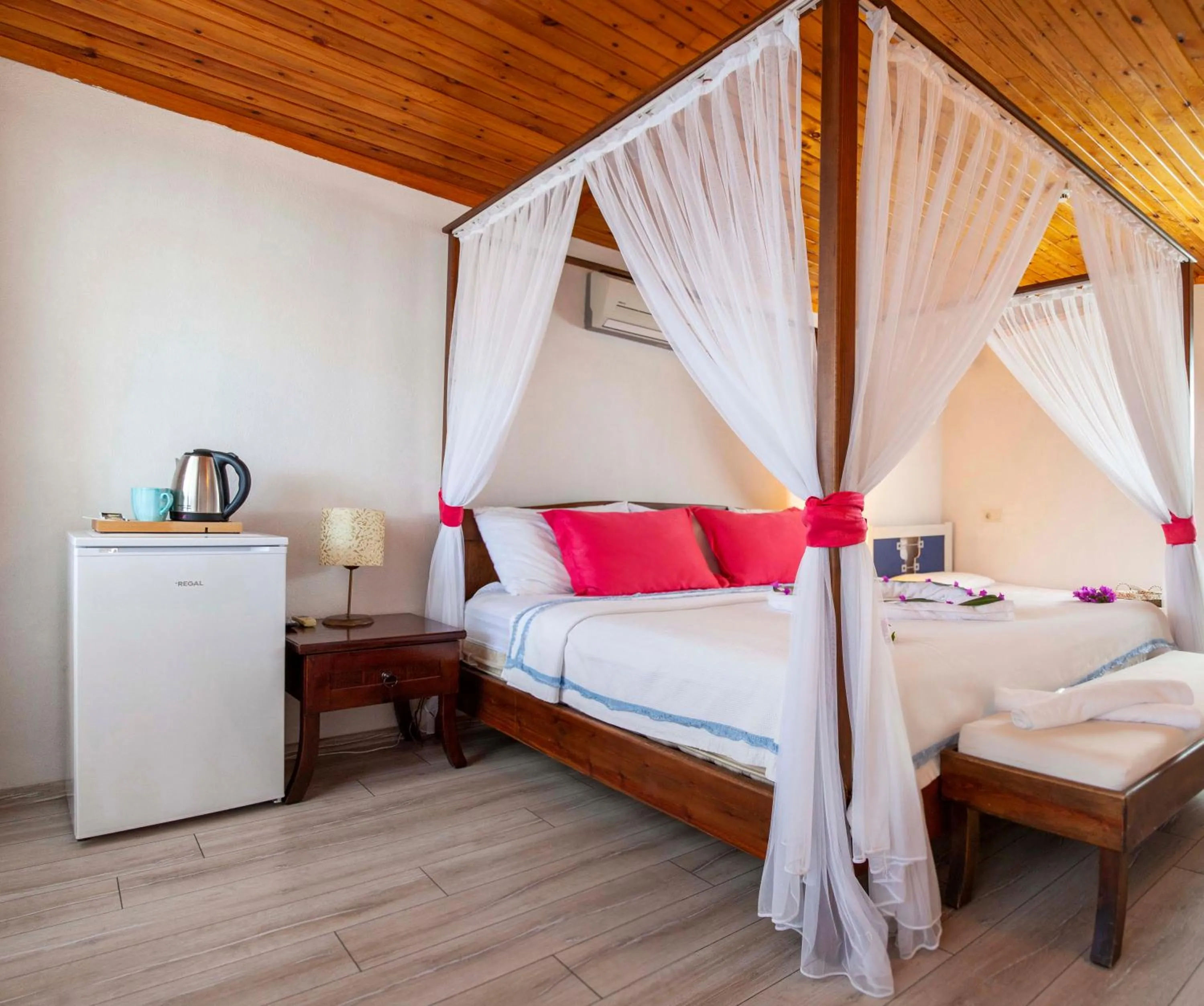 Bed in Aphrodite Hotel Bozburun