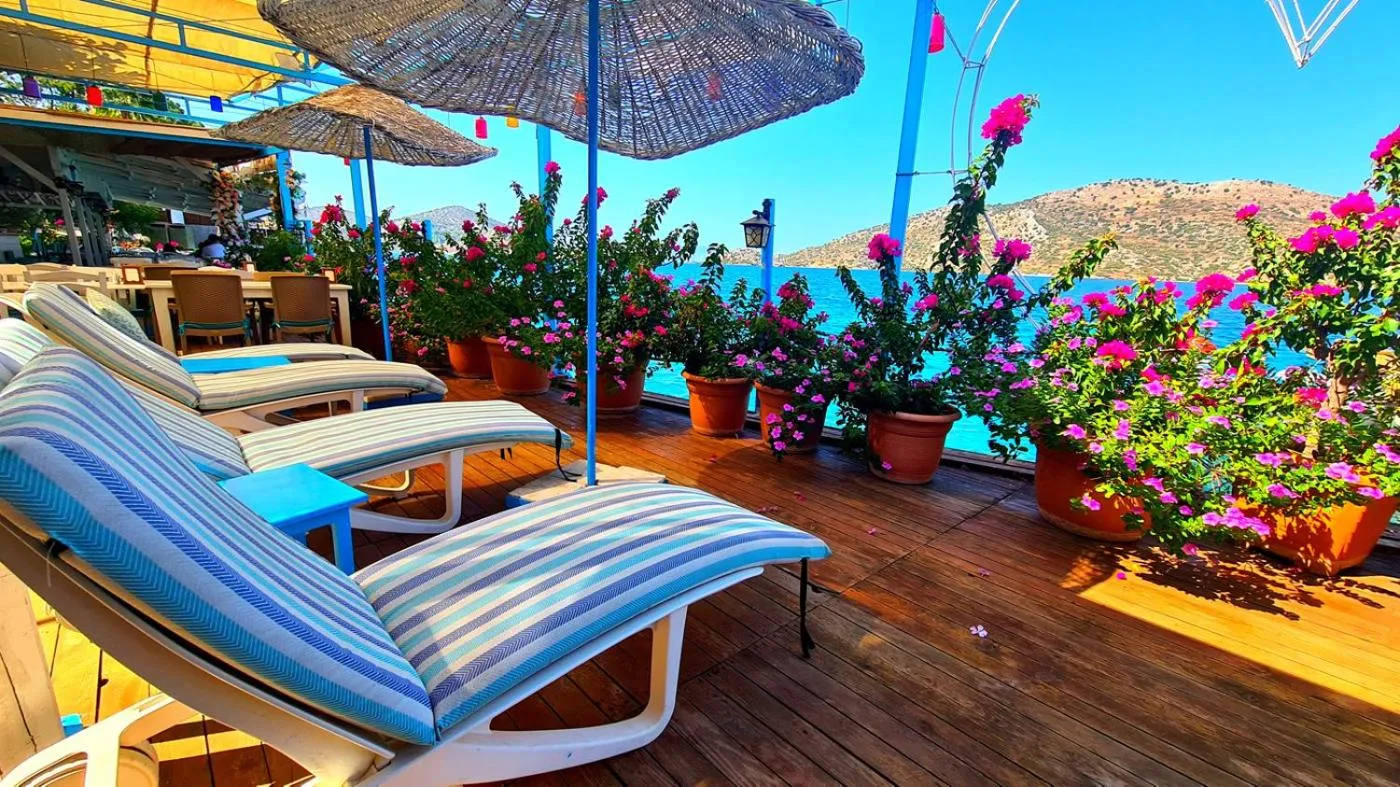 sunbed in Aphrodite Hotel Bozburun