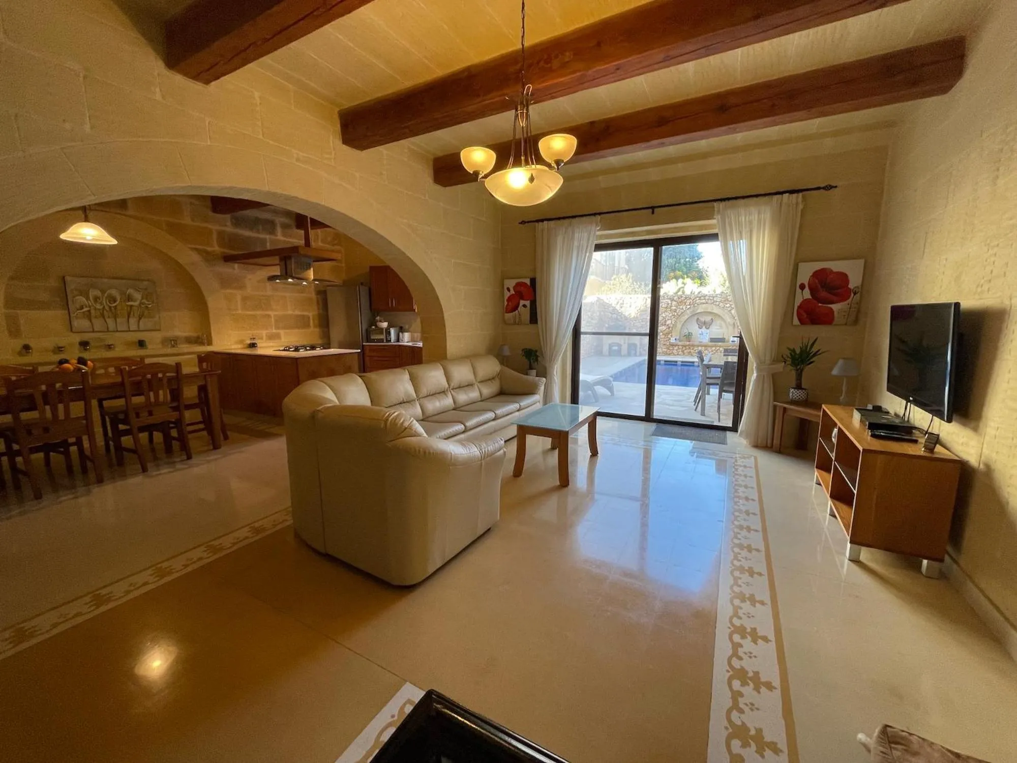 Living room in Gilju B&B