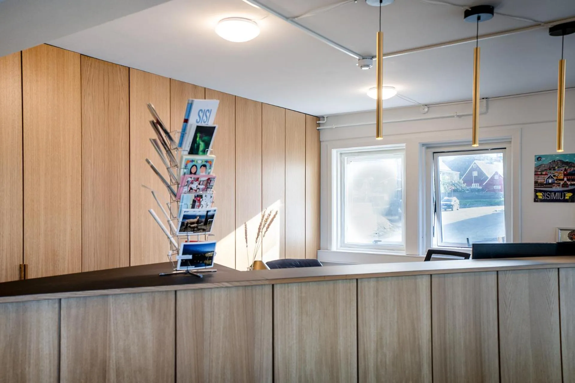 Lobby or reception in HOTEL SØMA Sisimiut