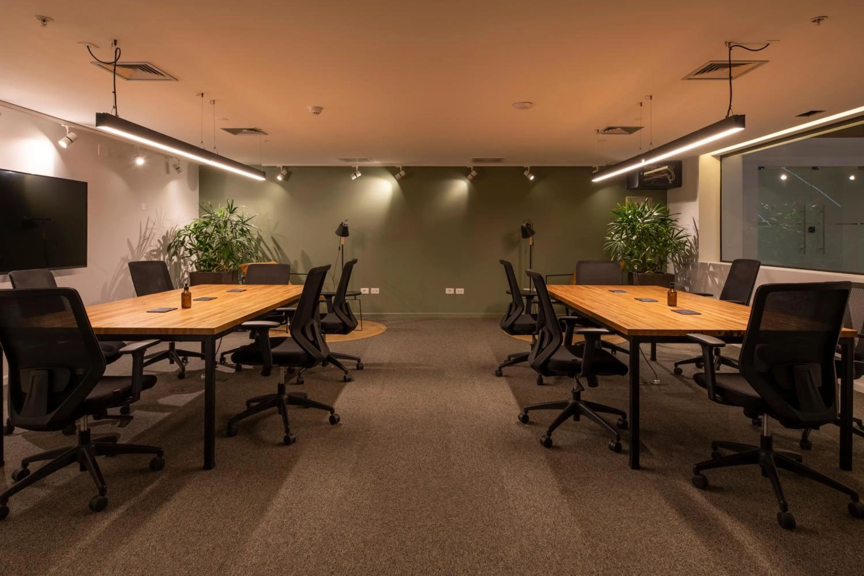 Seating area in Opta Coliving Punta Carretas