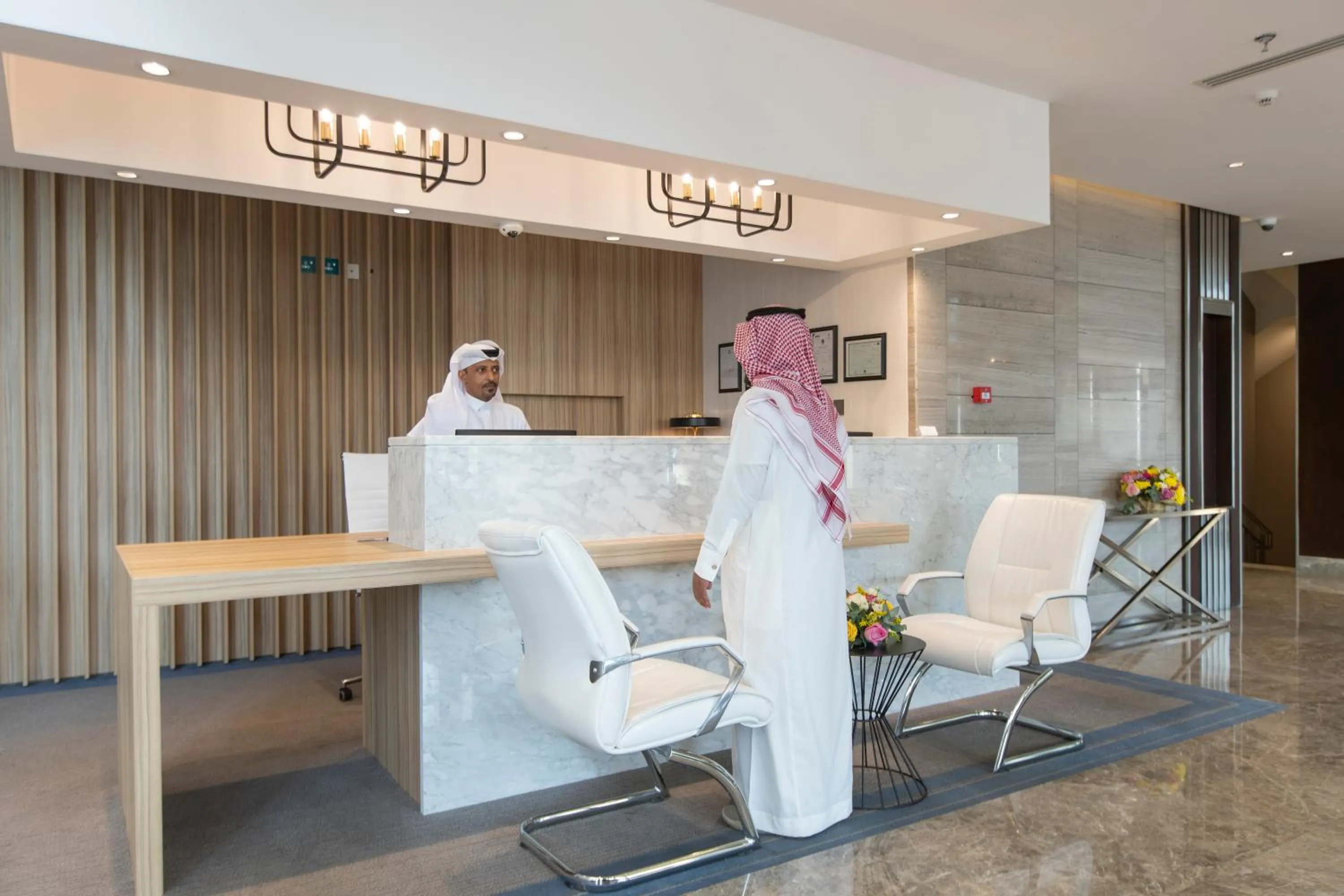 Lobby or reception in Beata Garden Serviced Apartment