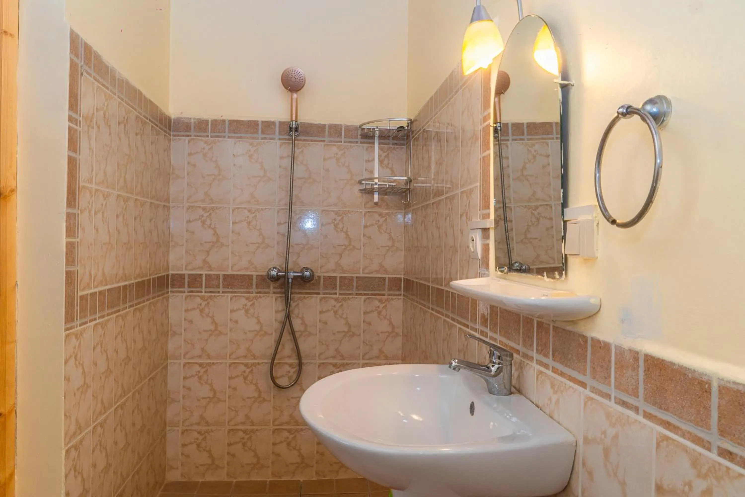 Shower in Hotel-Residence Au Sable Blanc