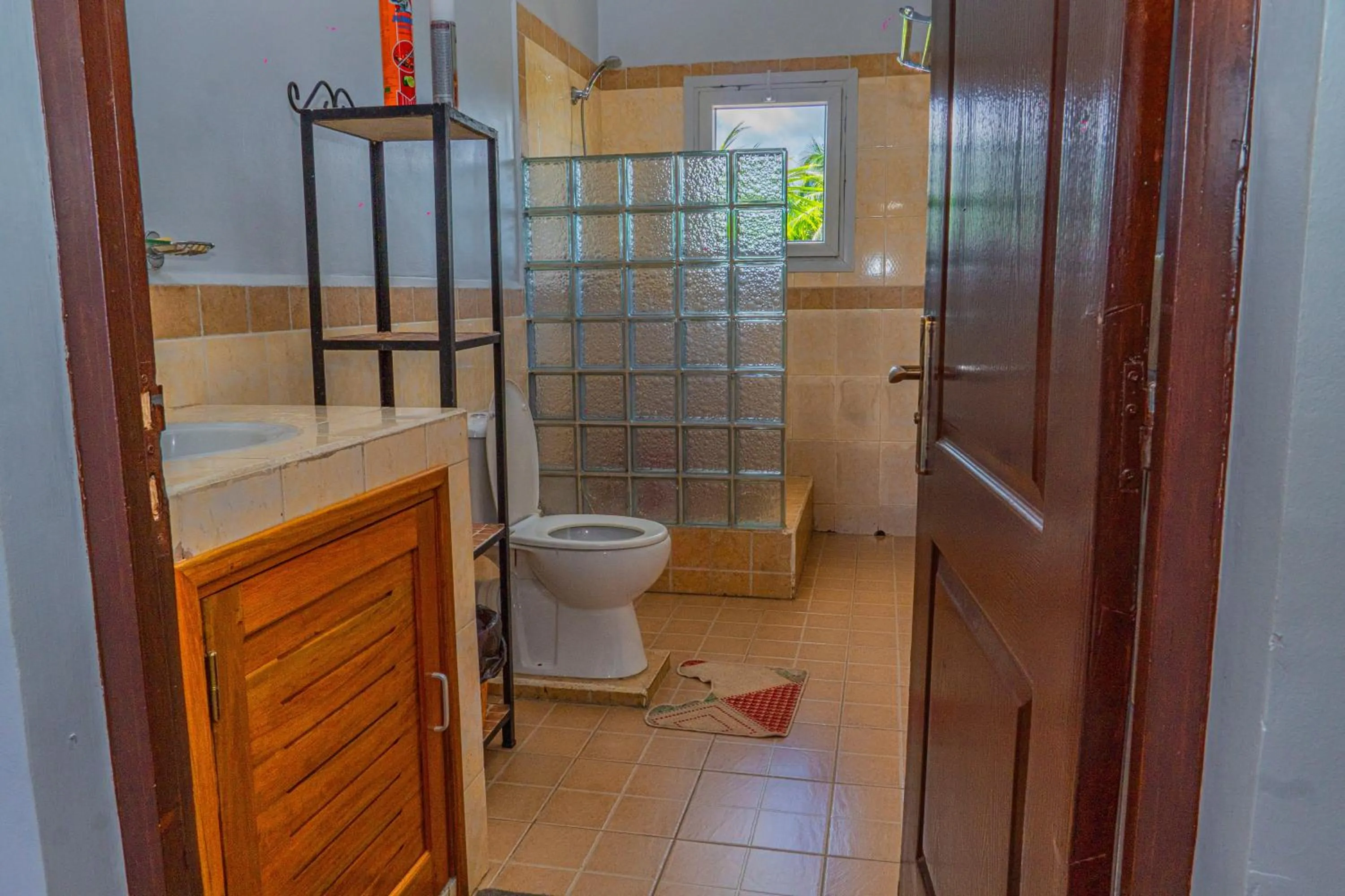 Shower in Hotel-Residence Au Sable Blanc